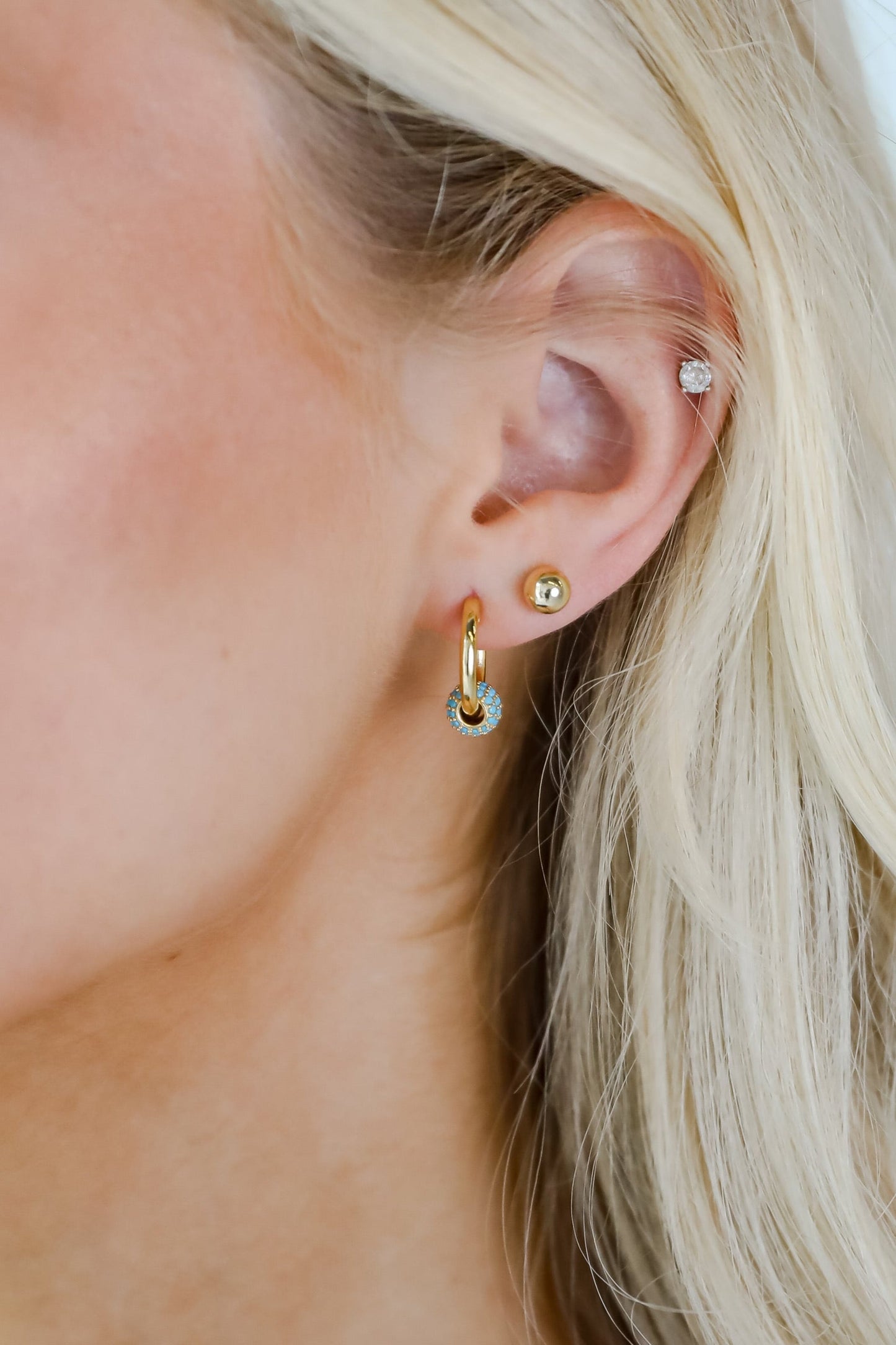 Molly Gold Mini Hoop Earrings