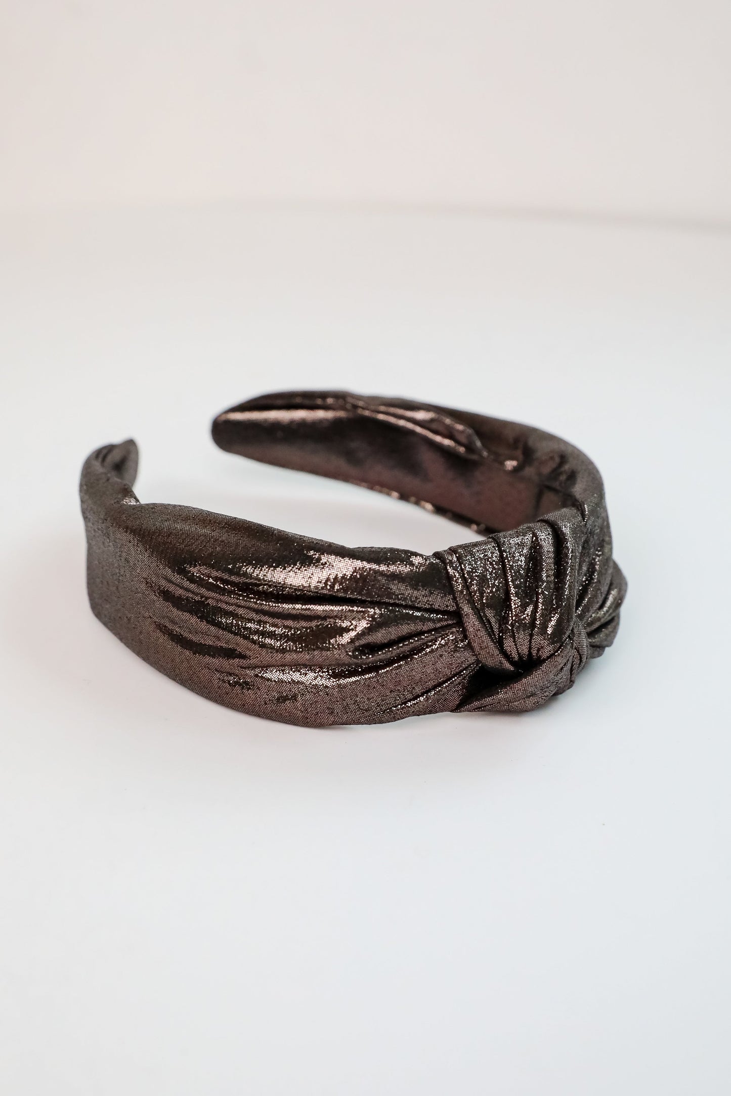 FINAL SALE - Glittering Element Metallic Knotted Headband
