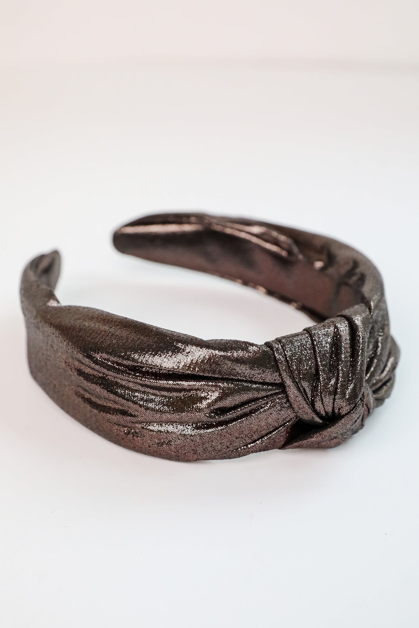 FINAL SALE - Glittering Element Metallic Knotted Headband