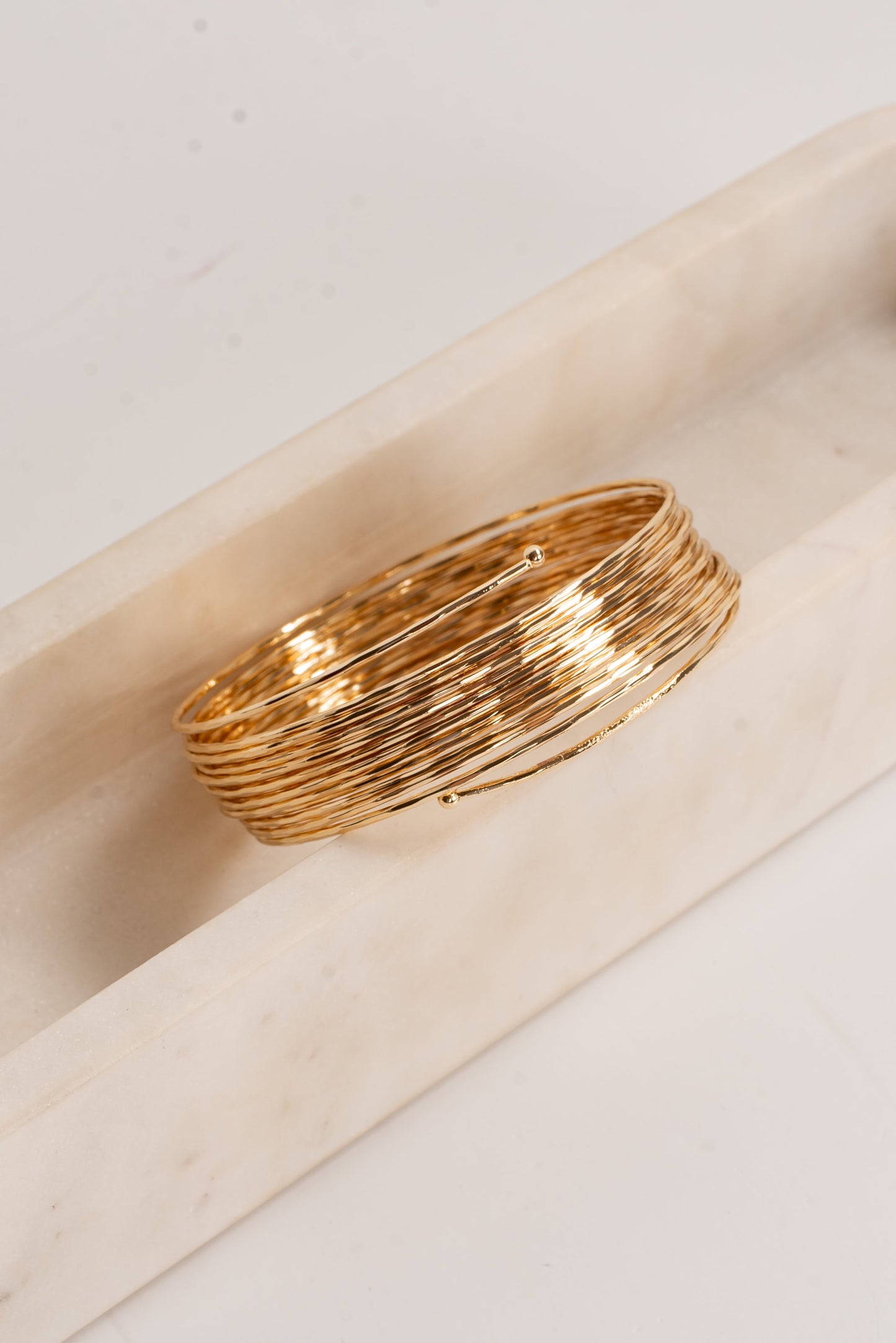 Rosie Gold Bangle Bracelet Set