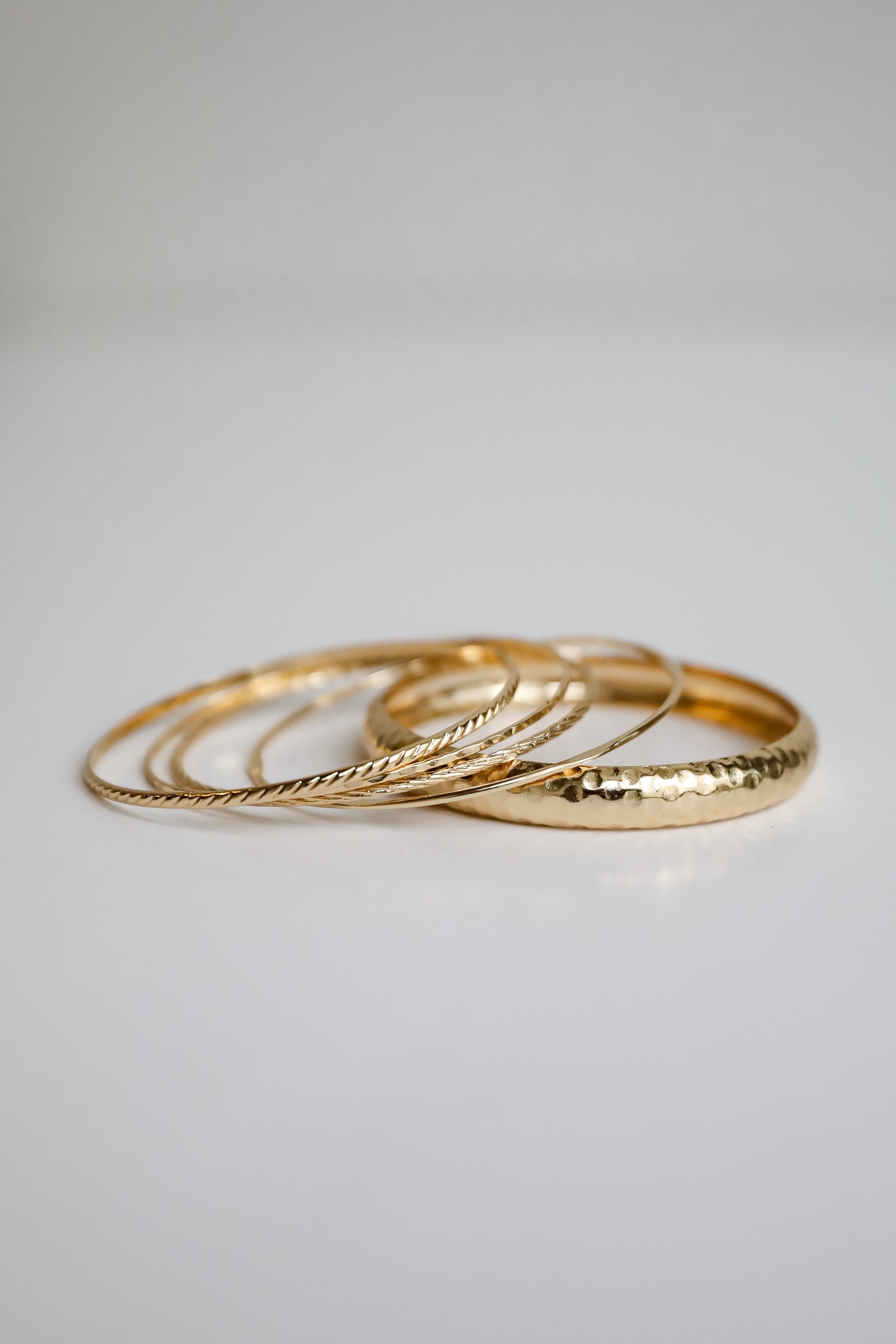 Melody Gold Bangle Set