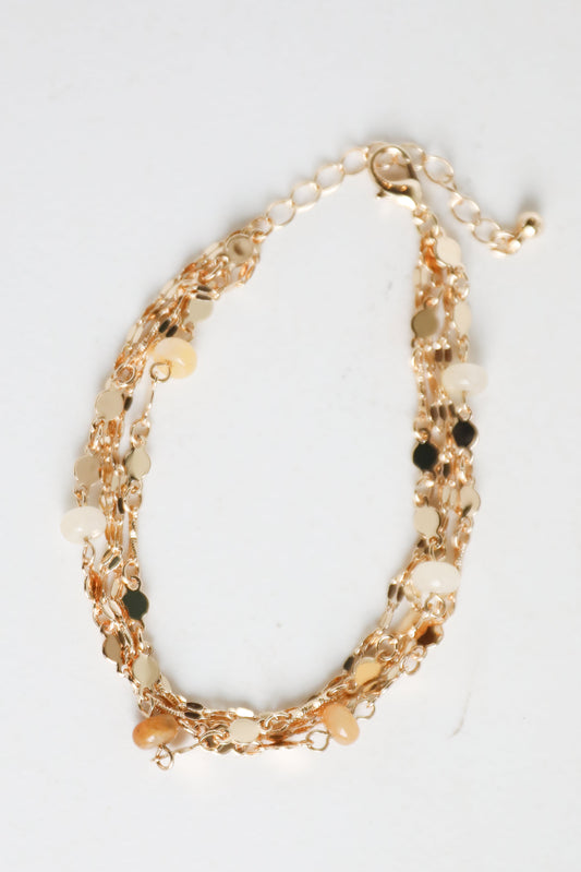 FINAL SALE - Callie Natural Beaded Bracelet Set