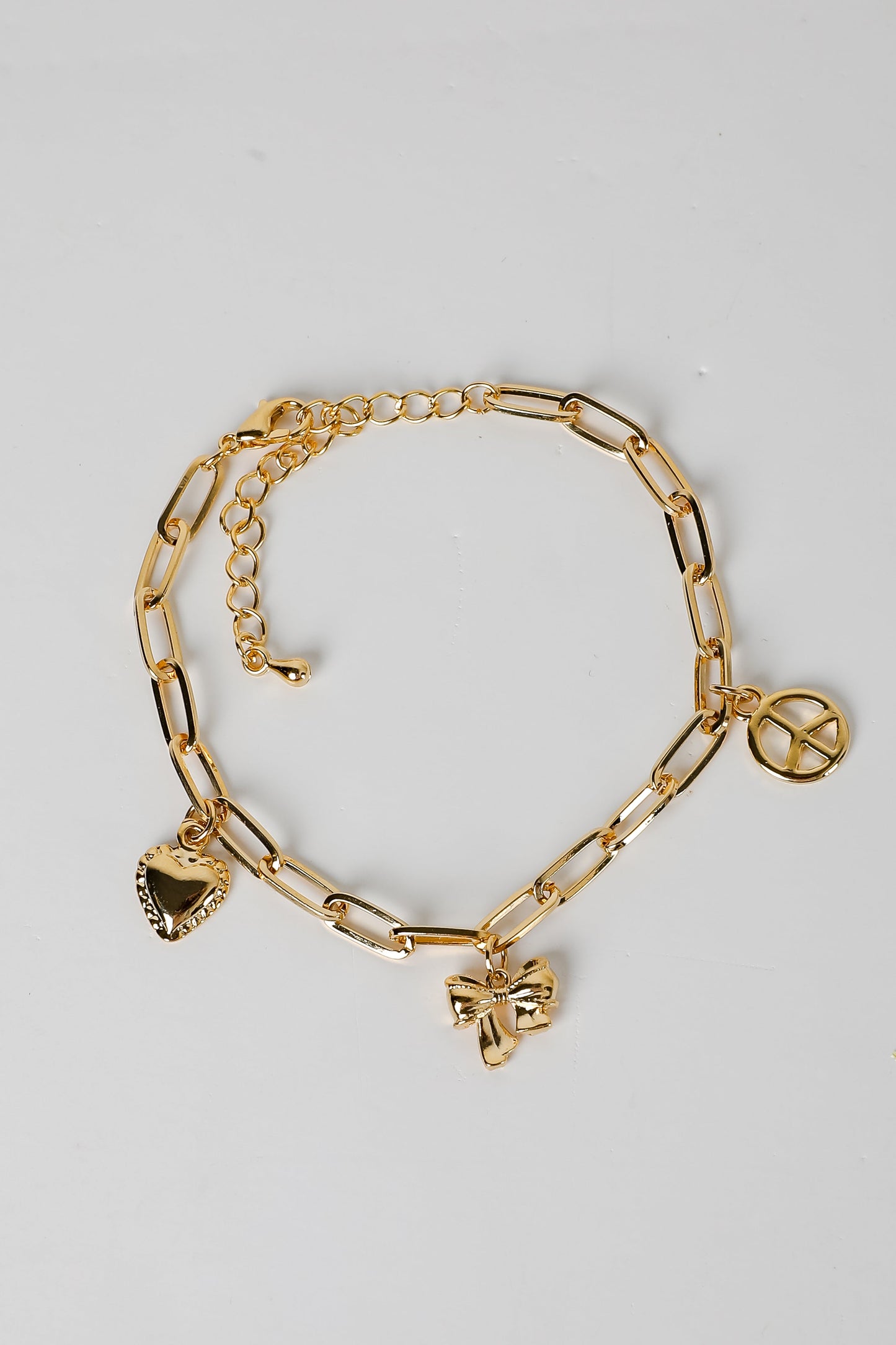 Avery Gold Charm Bracelet