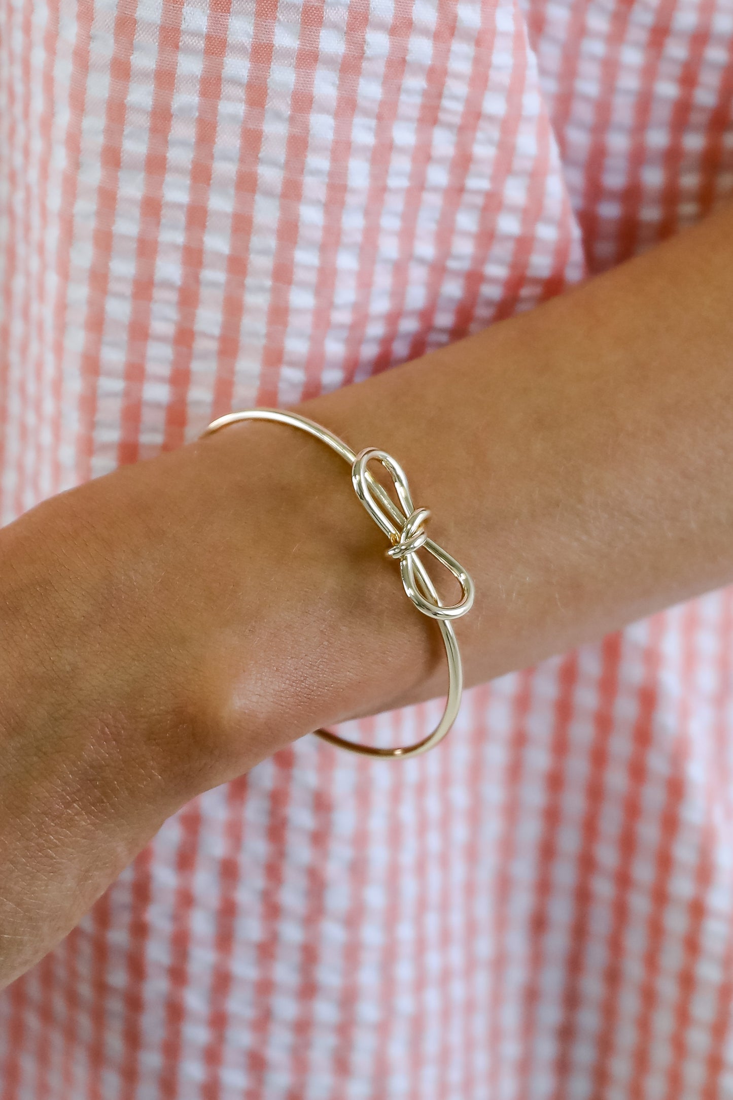 Kinsley Gold Bow Cuff Bracelet