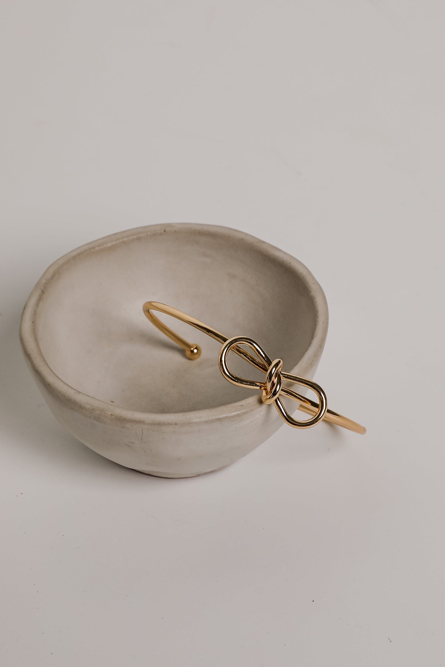 Kinsley Gold Bow Cuff Bracelet