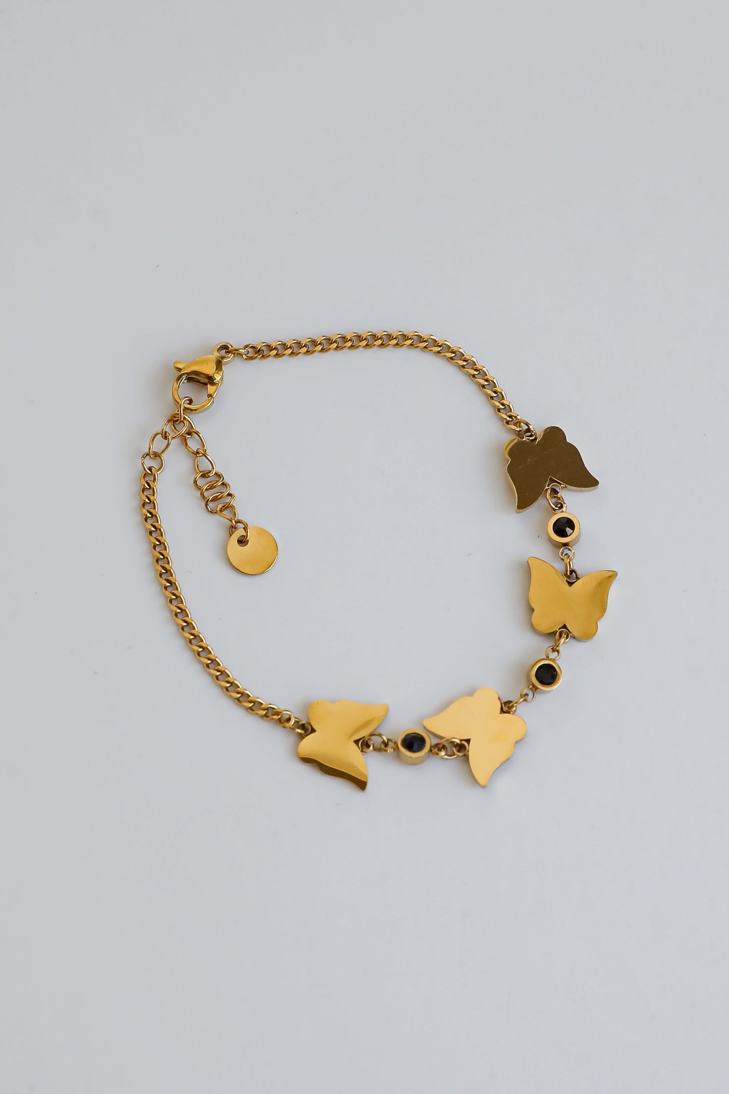 FINAL SALE - Kaia Gold Butterfly Charm Bracelet