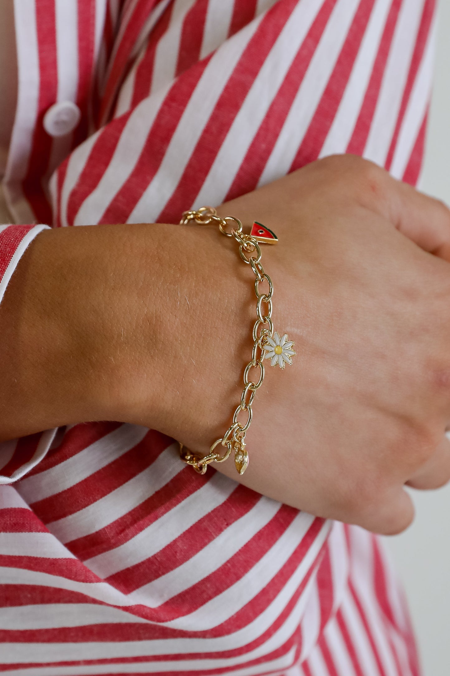 Chloe Gold Charm Bracelet