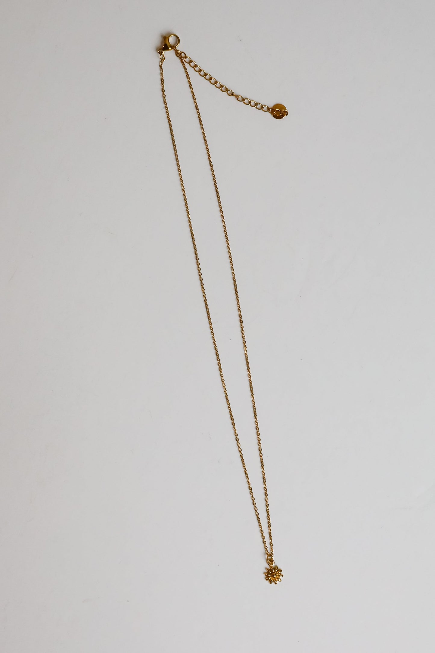 Kiara Gold Flower Charm Necklace