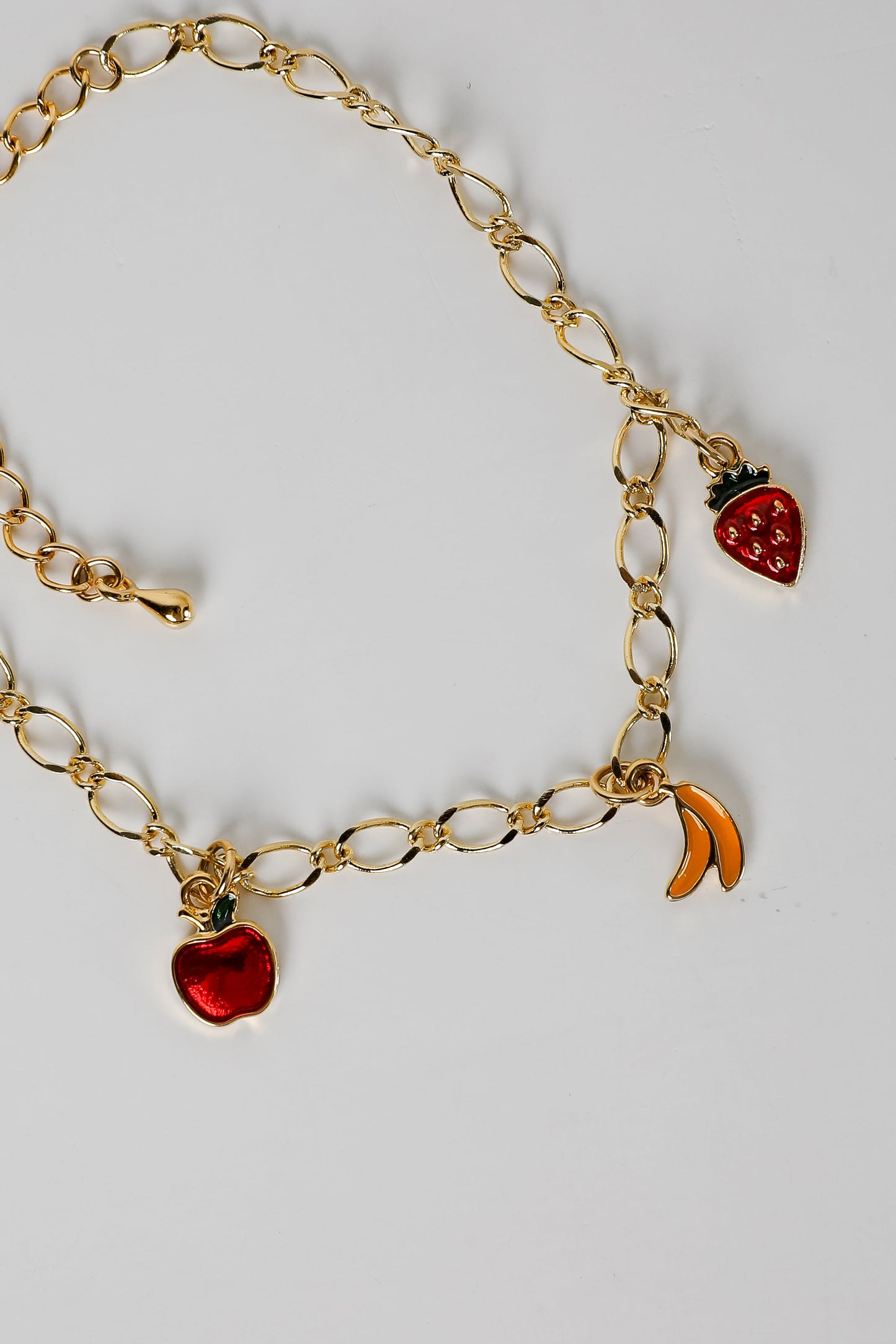 Aurora Gold Fruit Charm Bracelet