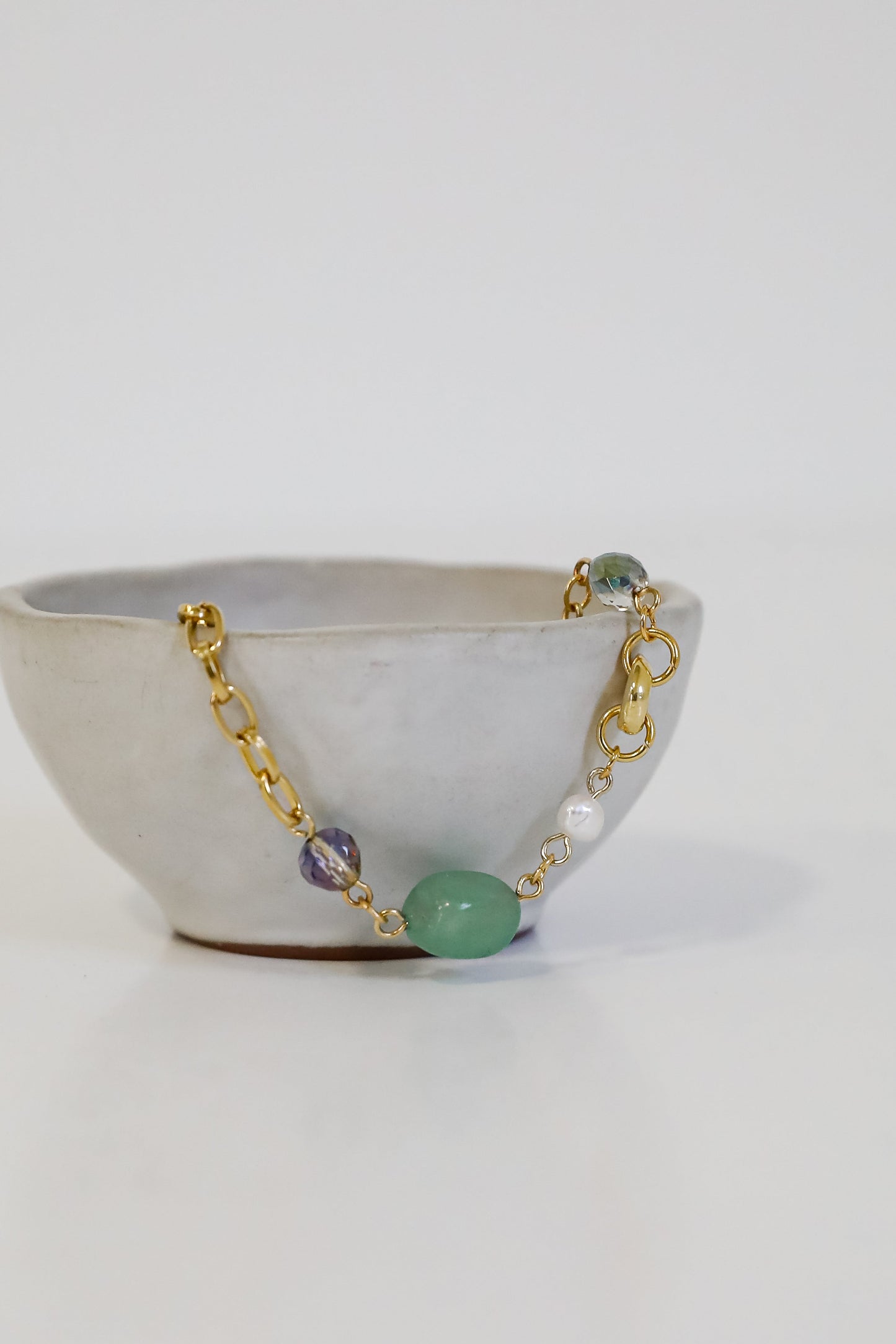 FINAL SALE - Amy Gold Gemstone Bracelet