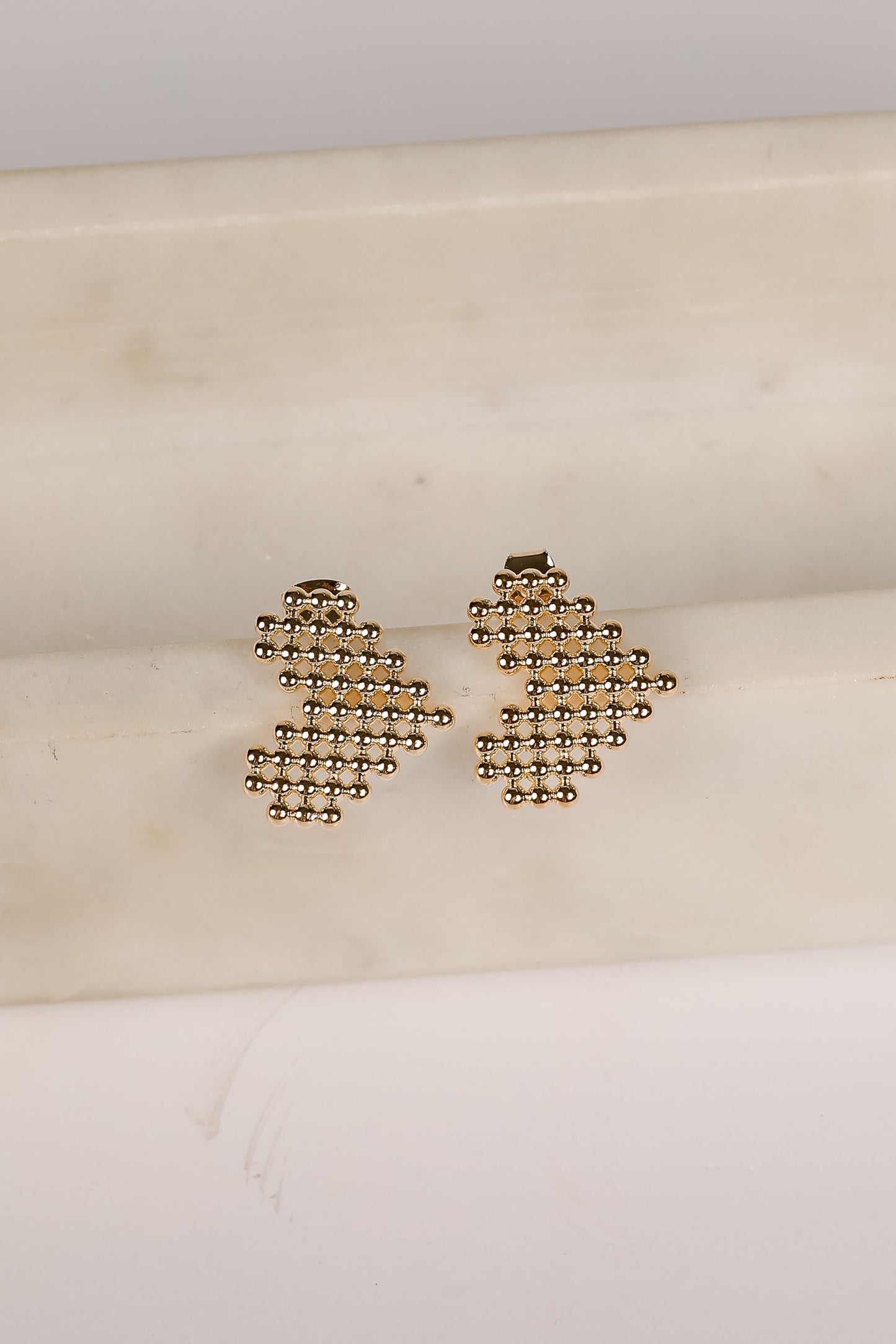 Morgan Gold Heart Earrings