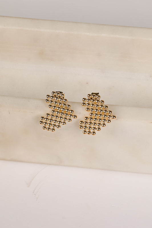 Morgan Gold Heart Earrings