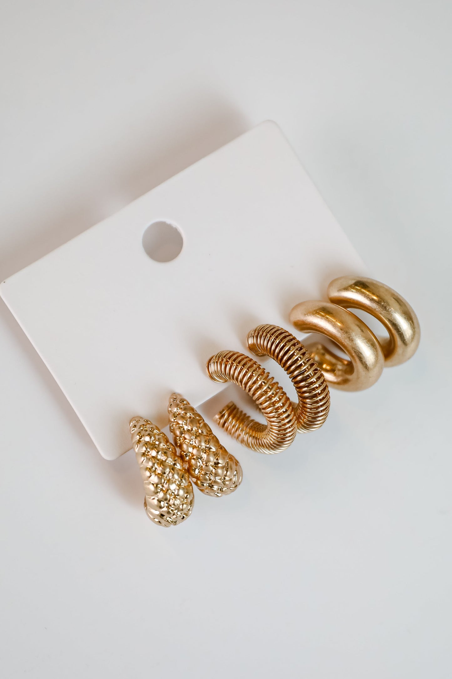 FINAL SALE - Macie Hoop Earring Set