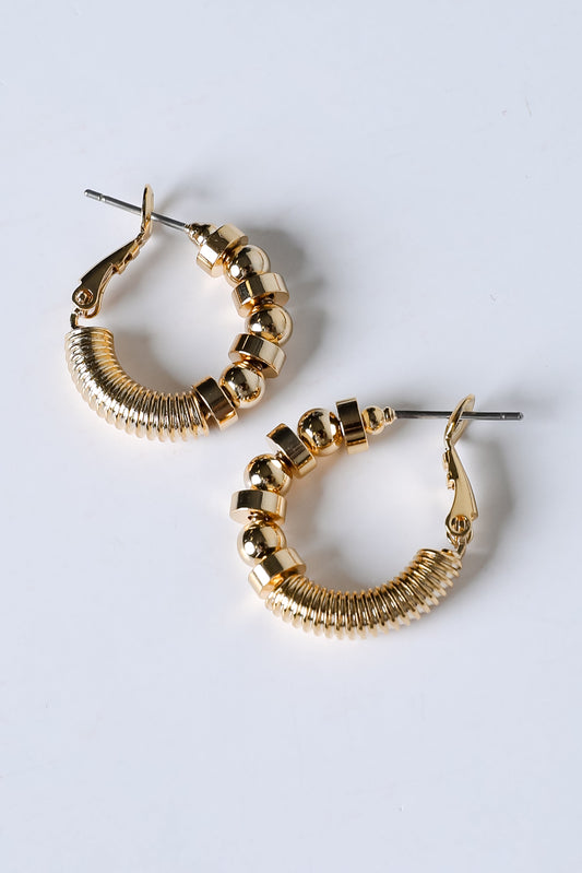 Sadie Gold Hoop Earrings