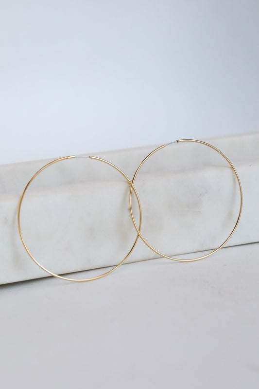 FINAL SALE - Sloane Large Hoop Earrings
