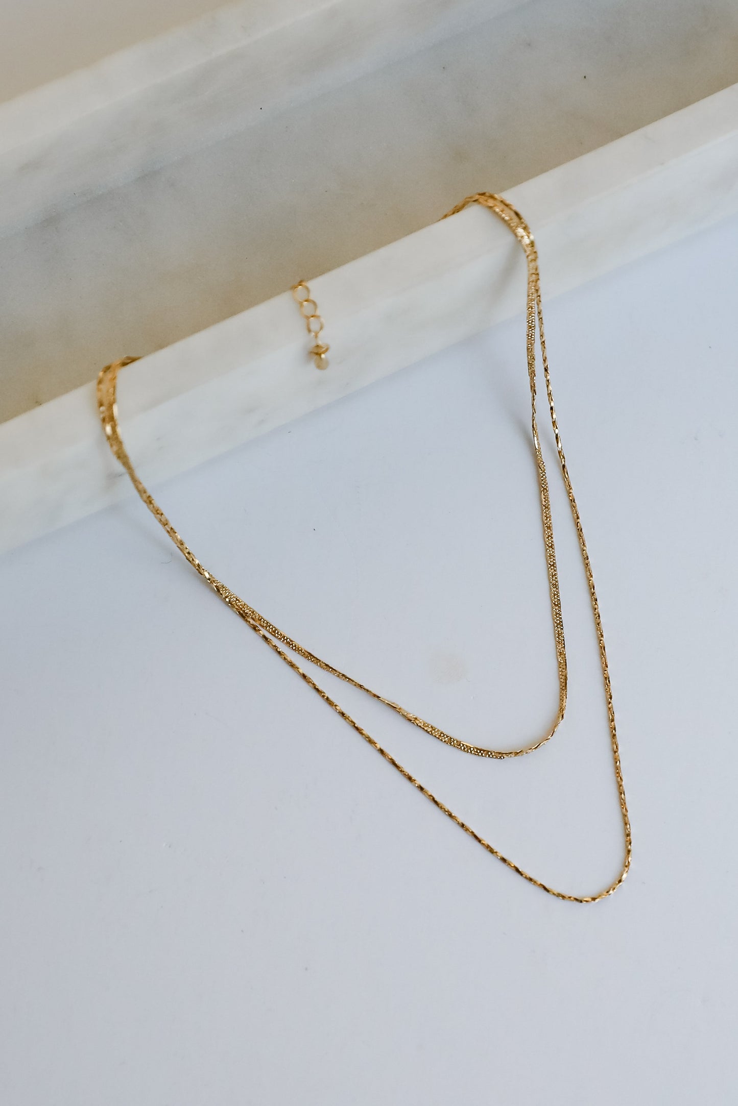 Hadley Gold Layered Chain Necklace