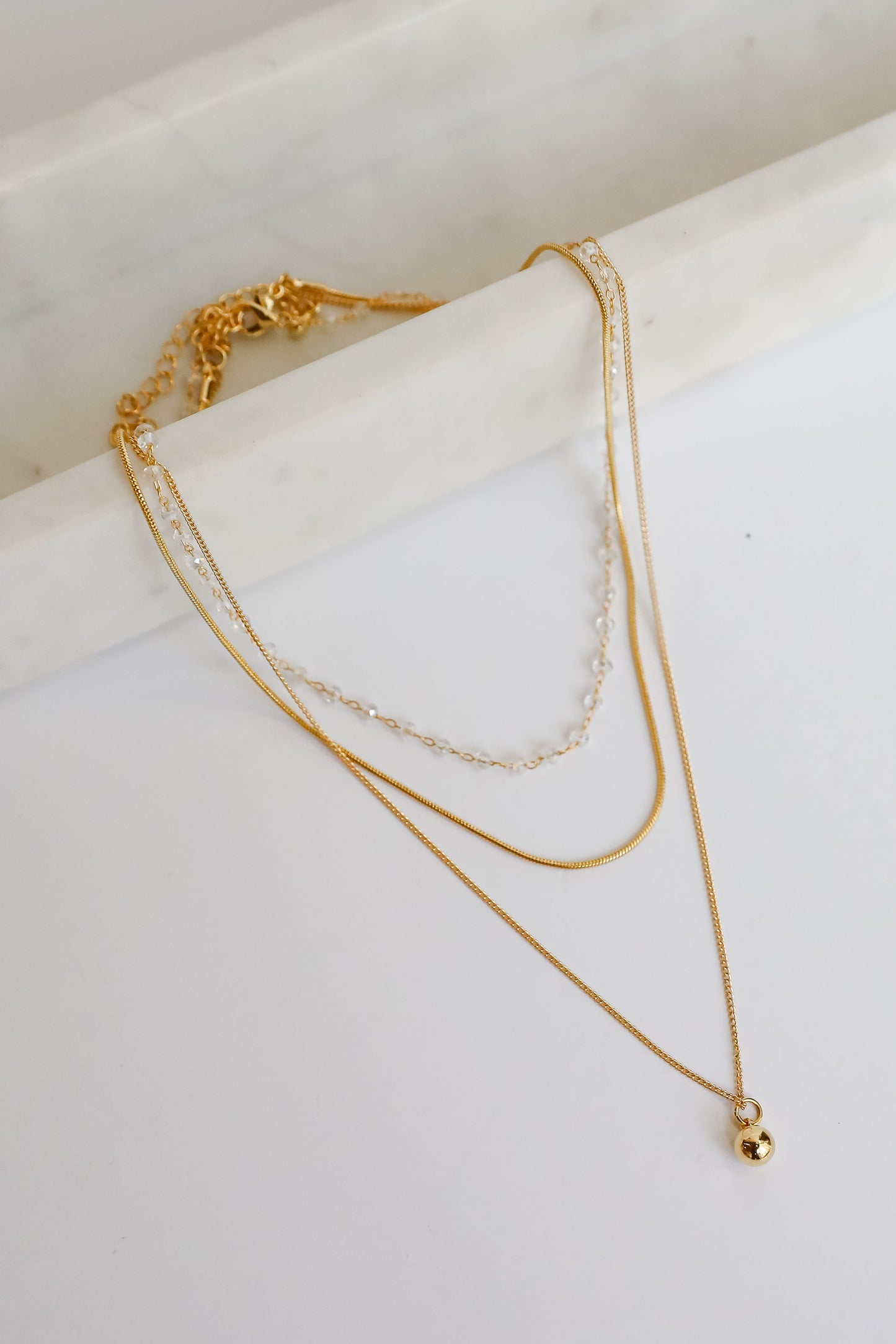 FINAL SALE - Reagan Layered Chain Necklace