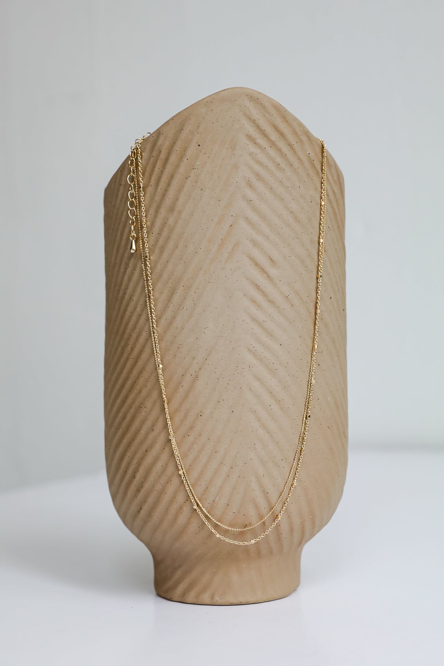 Nova Gold Layered Chain Necklace