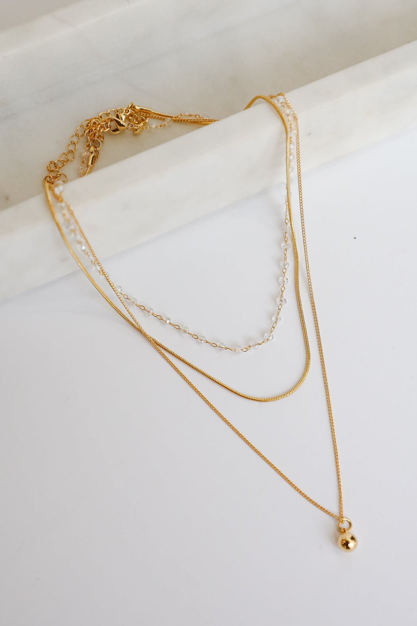 FINAL SALE - Reagan Layered Chain Necklace