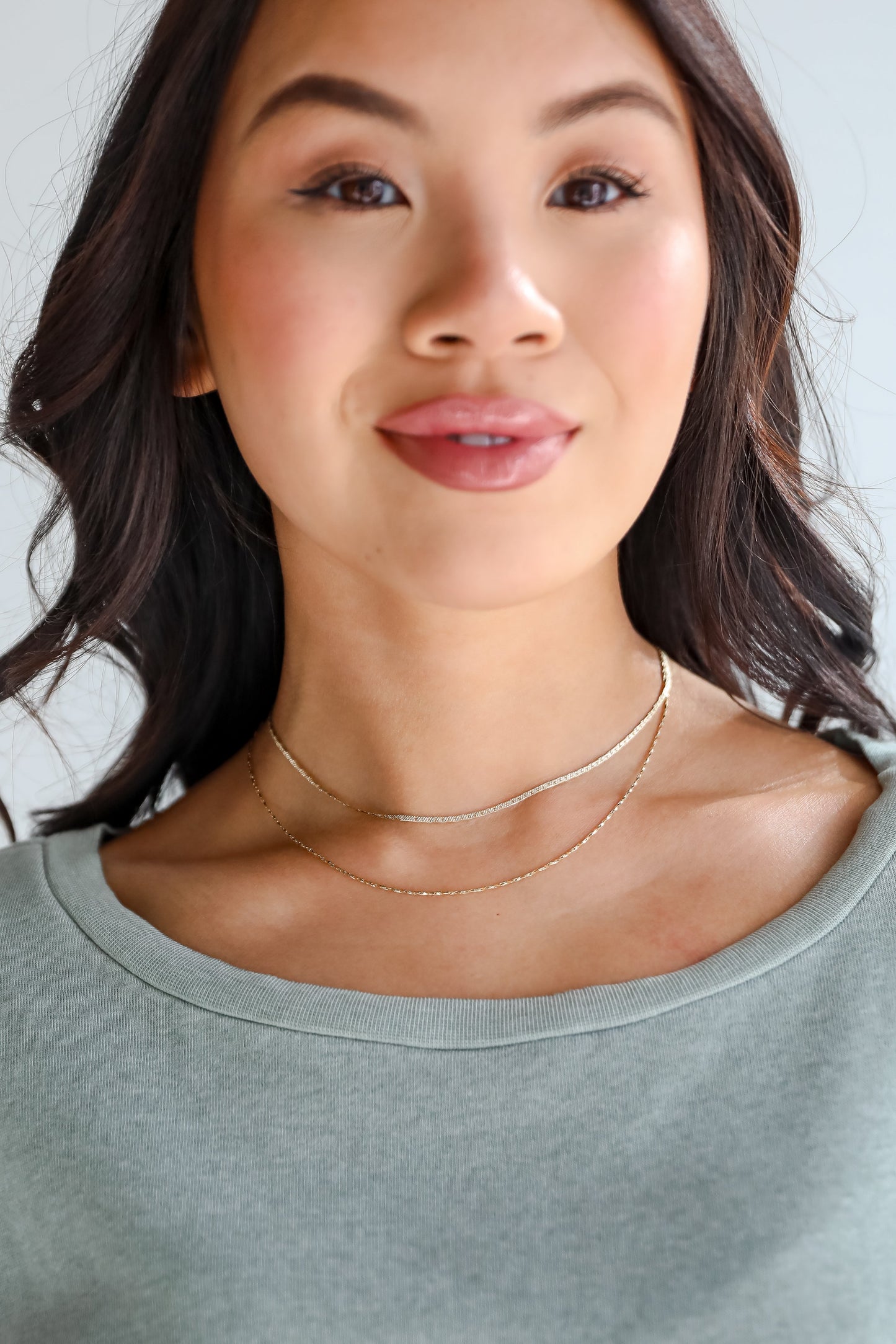 Hadley Gold Layered Chain Necklace