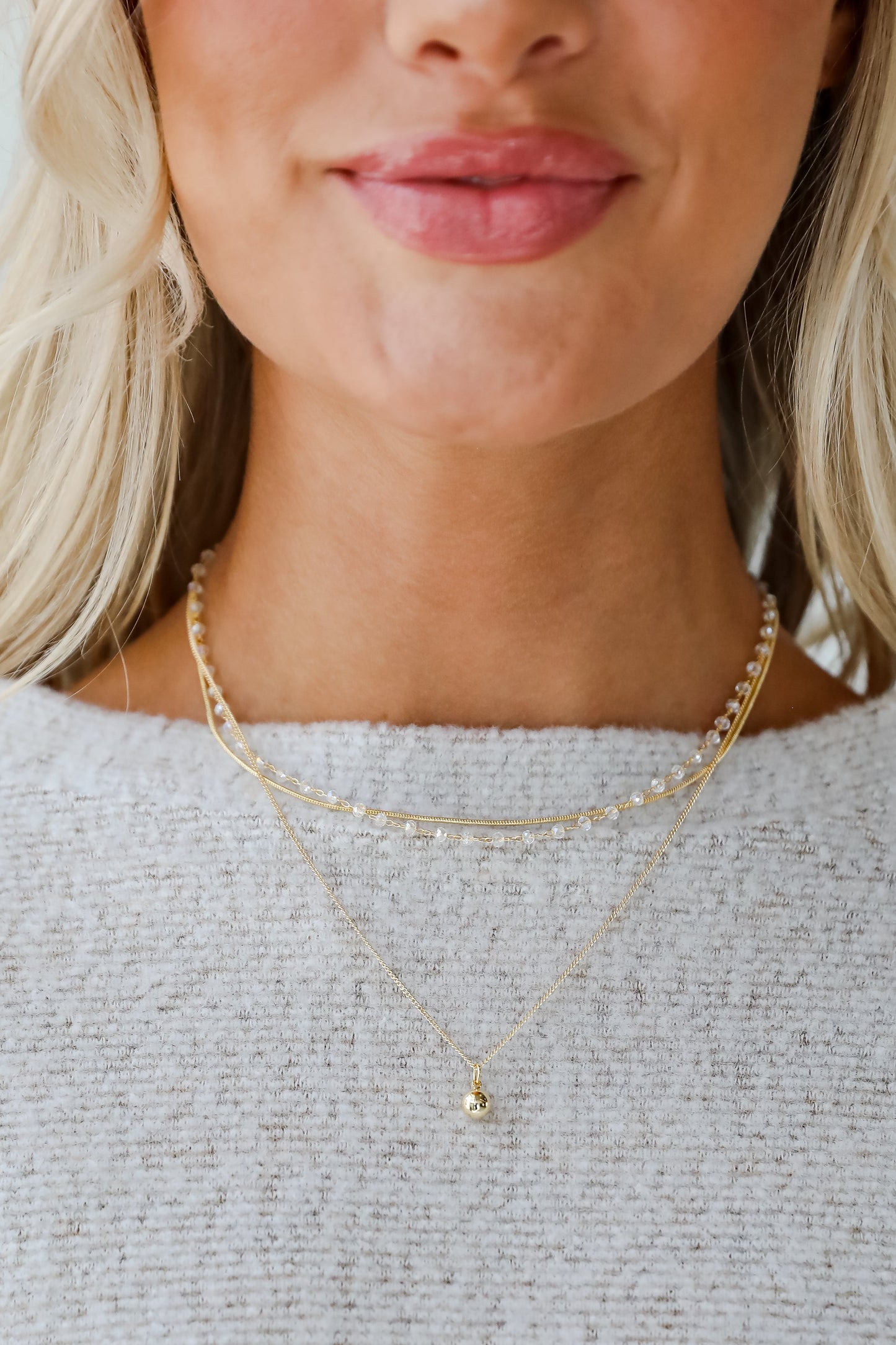 FINAL SALE - Reagan Layered Chain Necklace