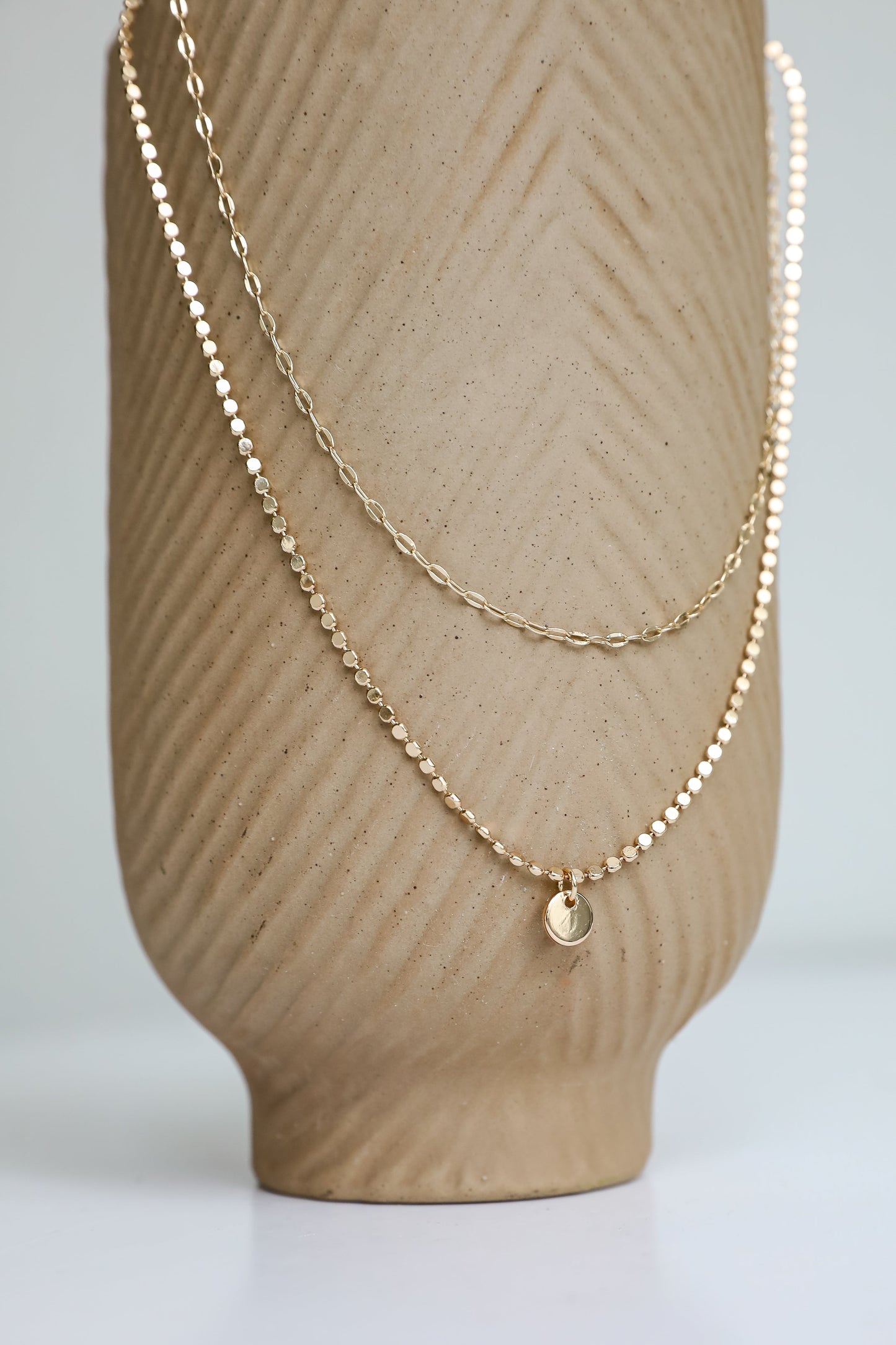 FINAL SALE - Brooke Gold Layered Chain Necklace