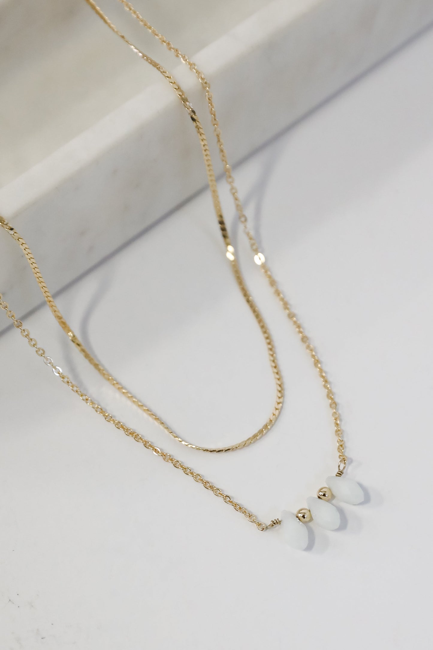 Annabelle Gold Layered Chain Necklace