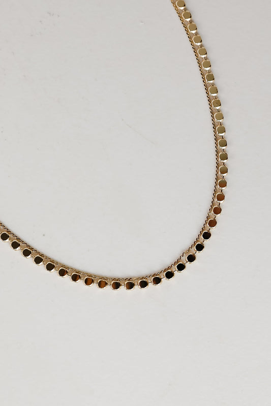 FINAL SALE - Leah Gold Layered Necklace