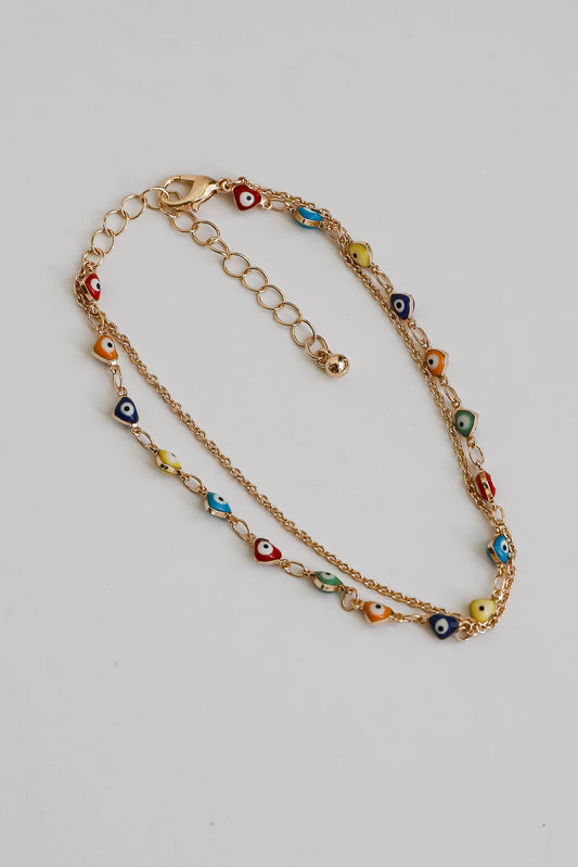 FINAL SALE - Jasmine Multi Layered Chain Bracelet