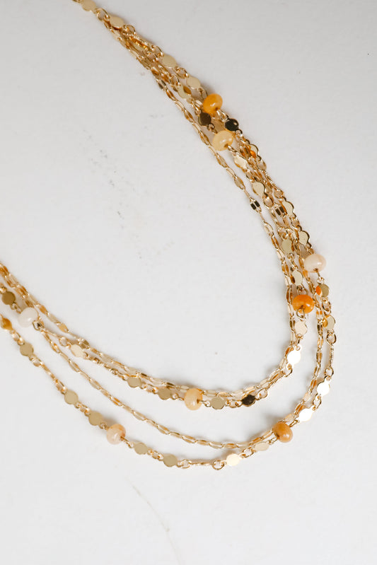 FINAL SALE - Caroline Natural Layered Necklace
