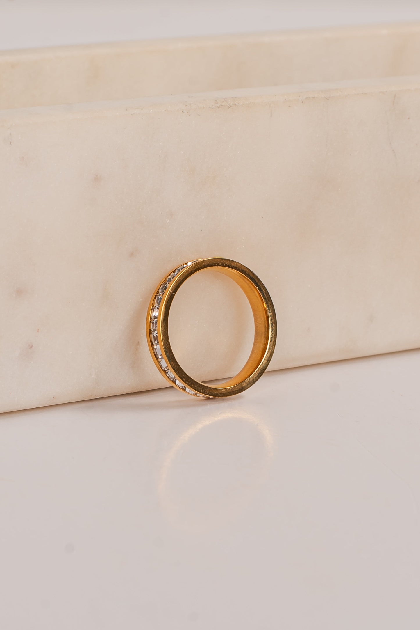 Emilee Gold Rhinestone Ring