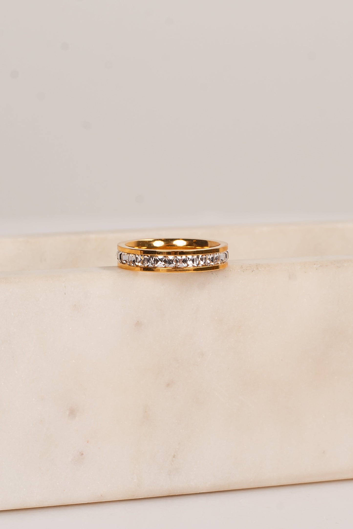 Emilee Gold Rhinestone Ring