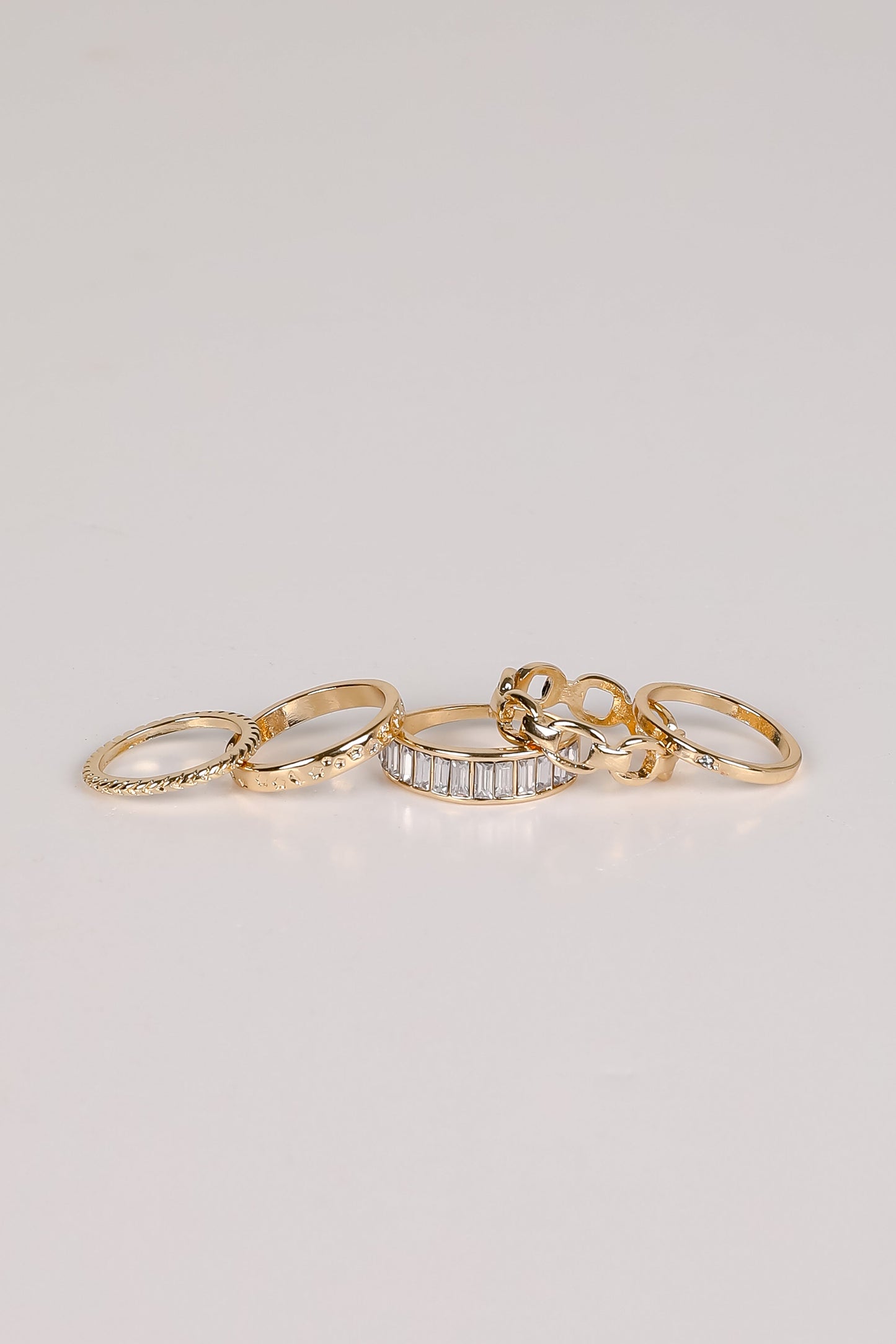 Amanda Gold Ring Set