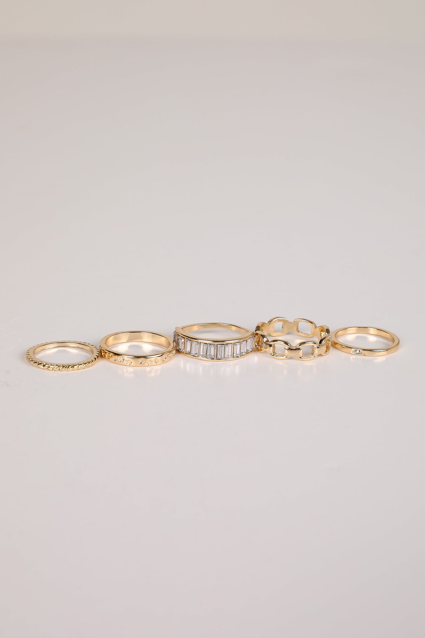 Amanda Gold Ring Set