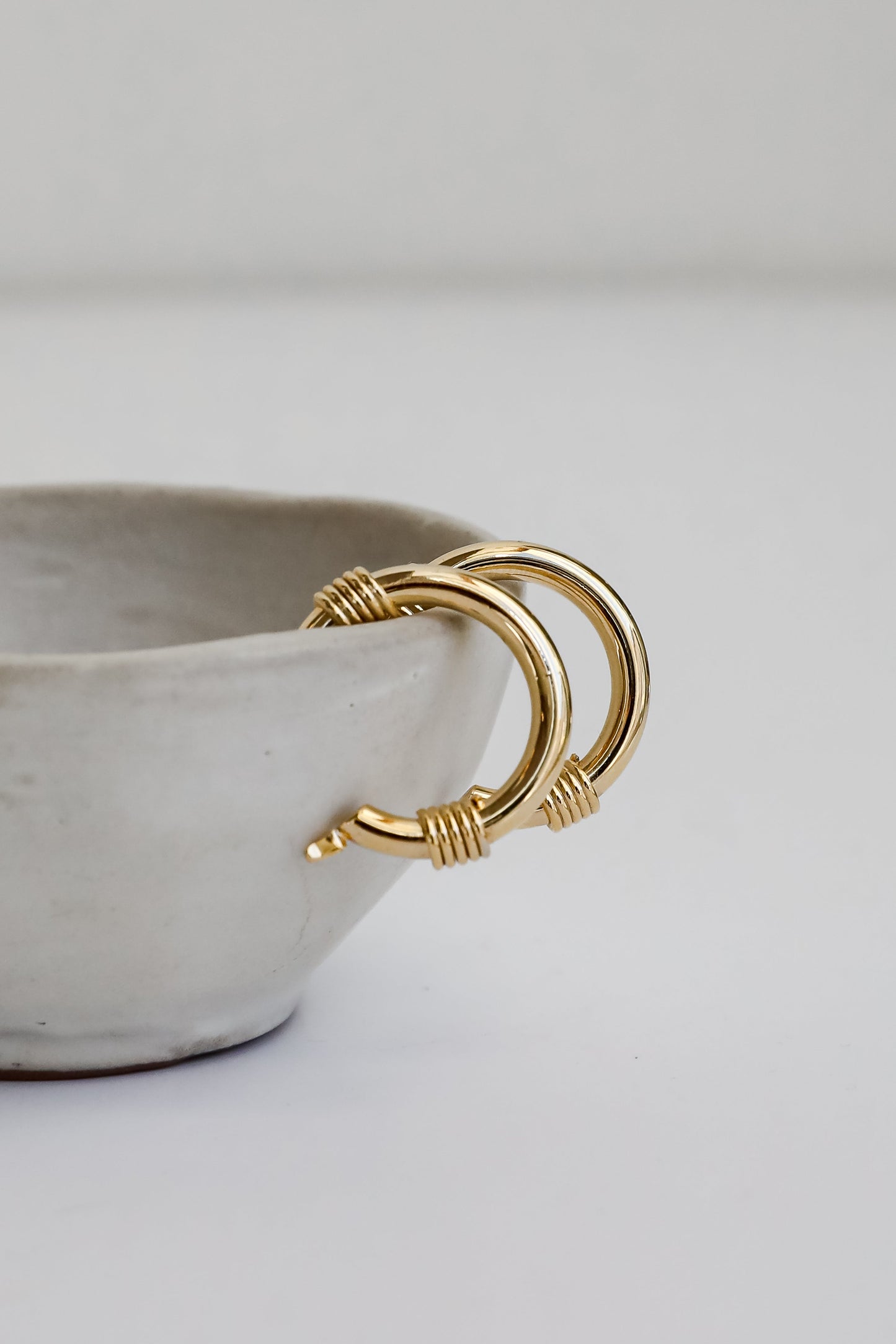 Emilee Gold Hoop Earrings