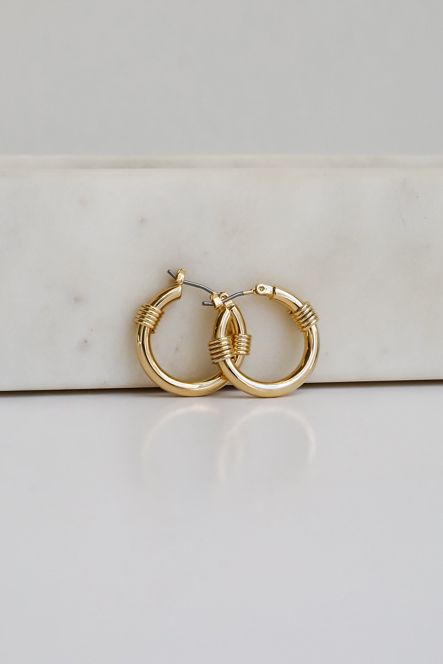 Emilee Gold Hoop Earrings