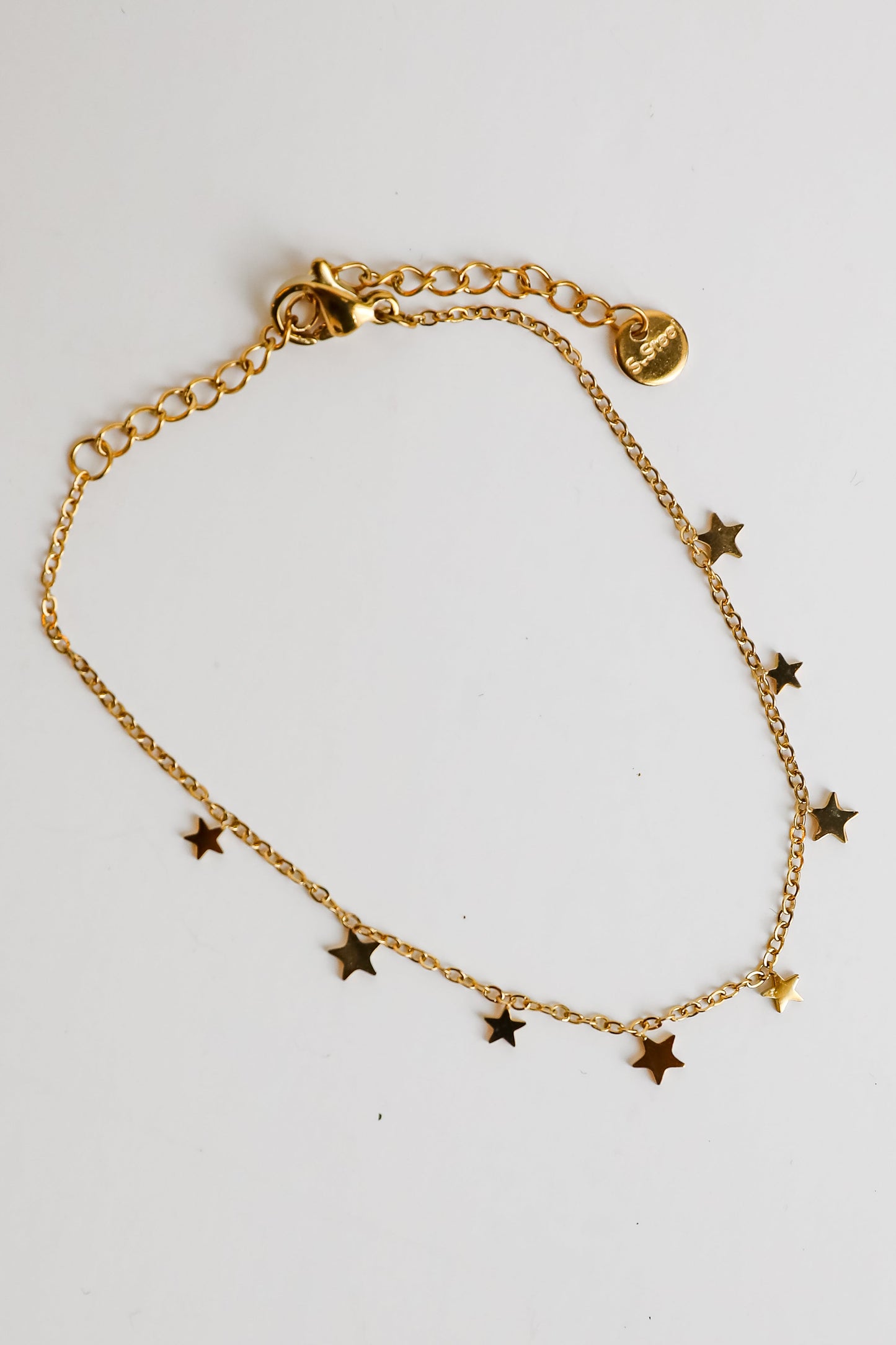 Elise Gold Star Charm Bracelet