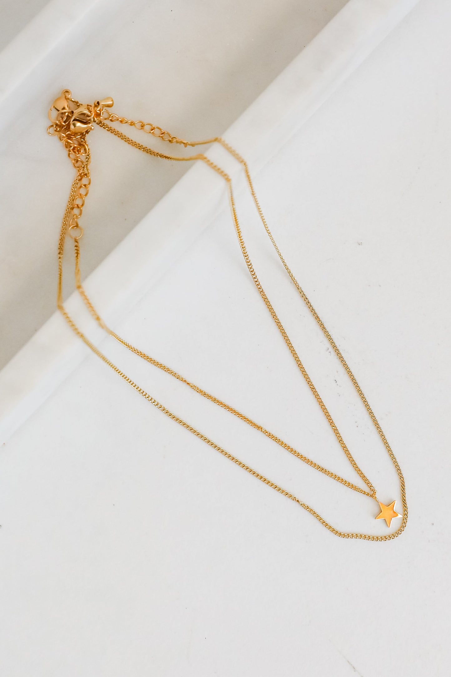 FINAL SALE - Alice Star Charm Layered Necklace