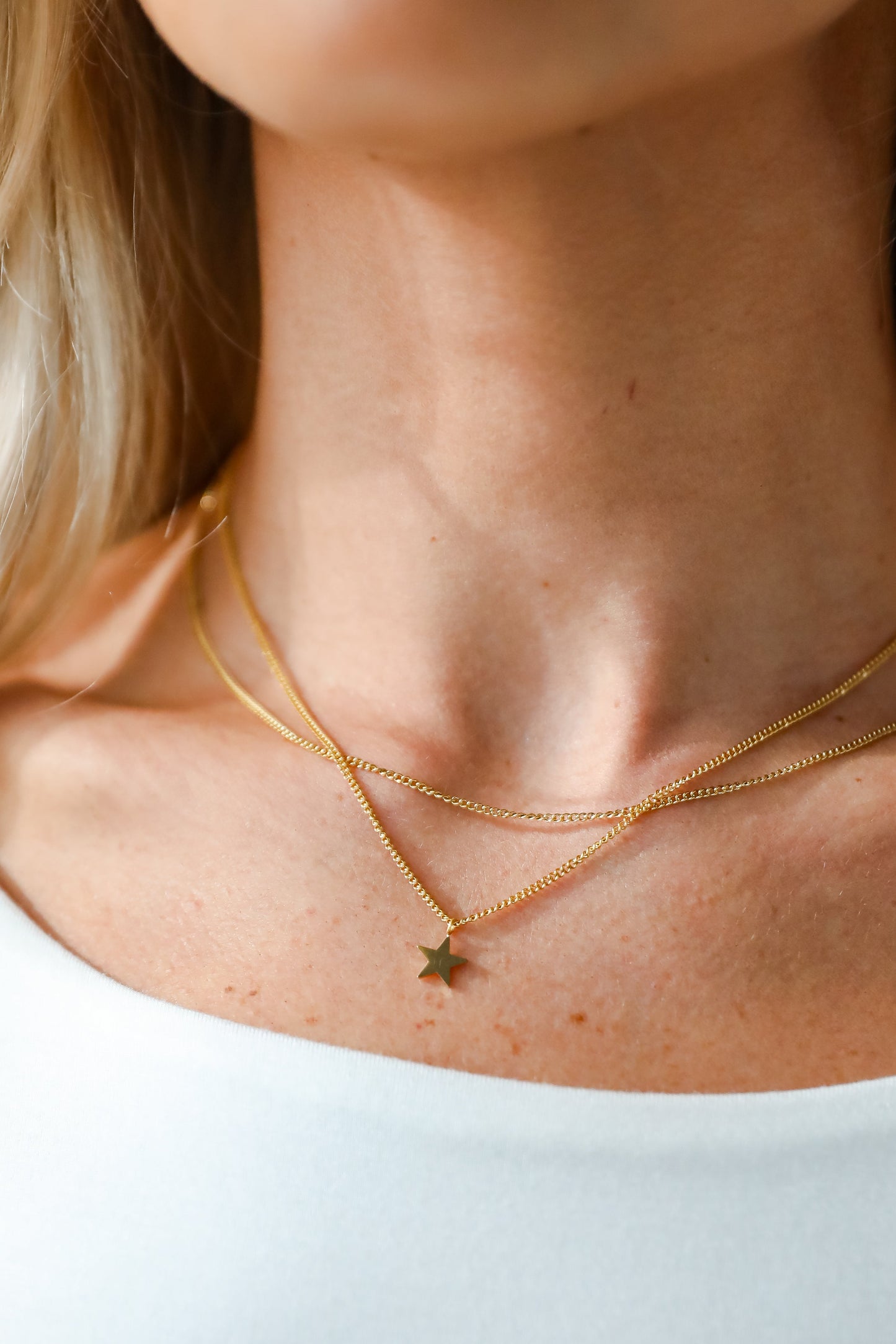 FINAL SALE - Alice Star Charm Layered Necklace