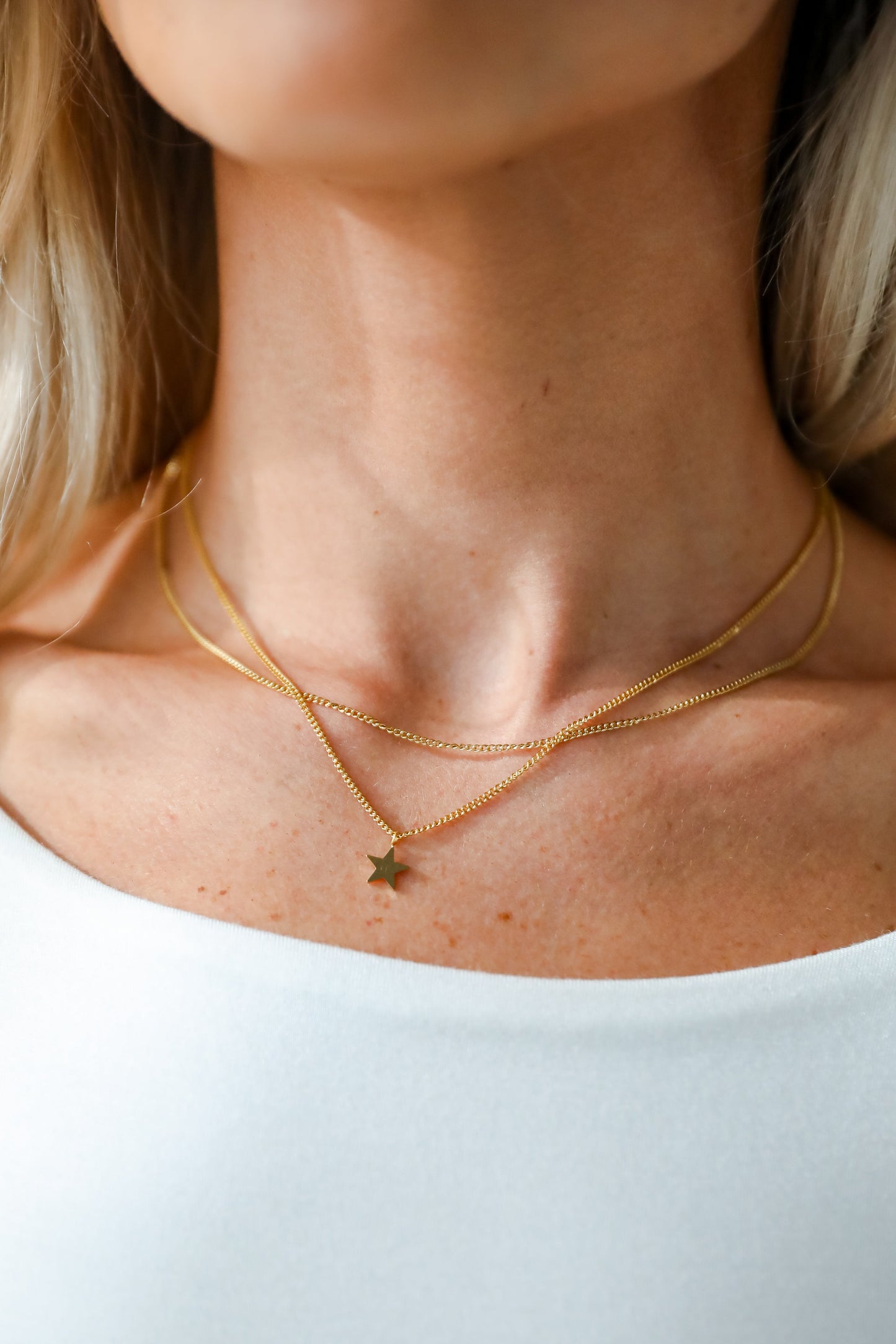FINAL SALE - Alice Star Charm Layered Necklace