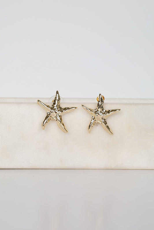 FINAL SALE - Lana Starfish Stud Earrings