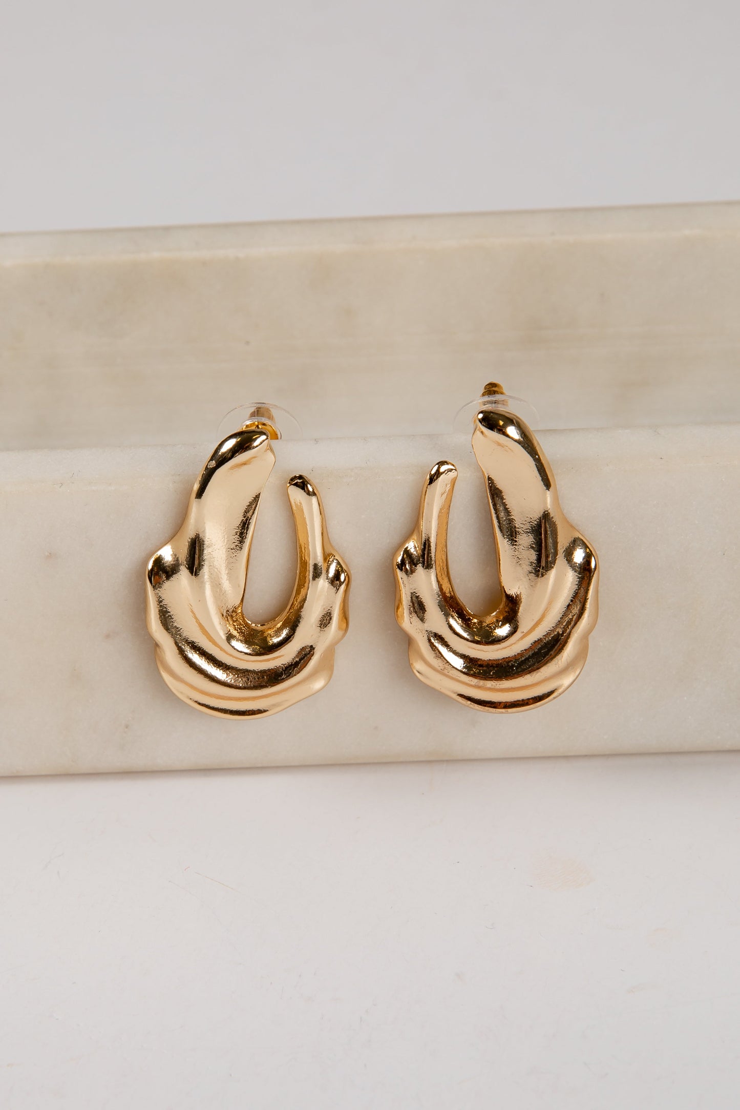 Catherine Gold Statement Earrings