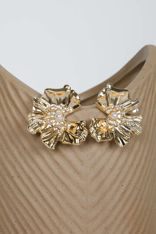 FINAL SALE - Kaylee Gold Statement Earrings