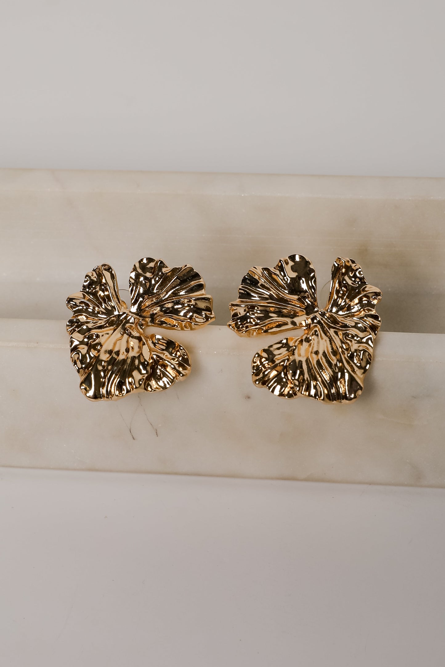FINAL SALE - Quinn Textured Statement Earrings