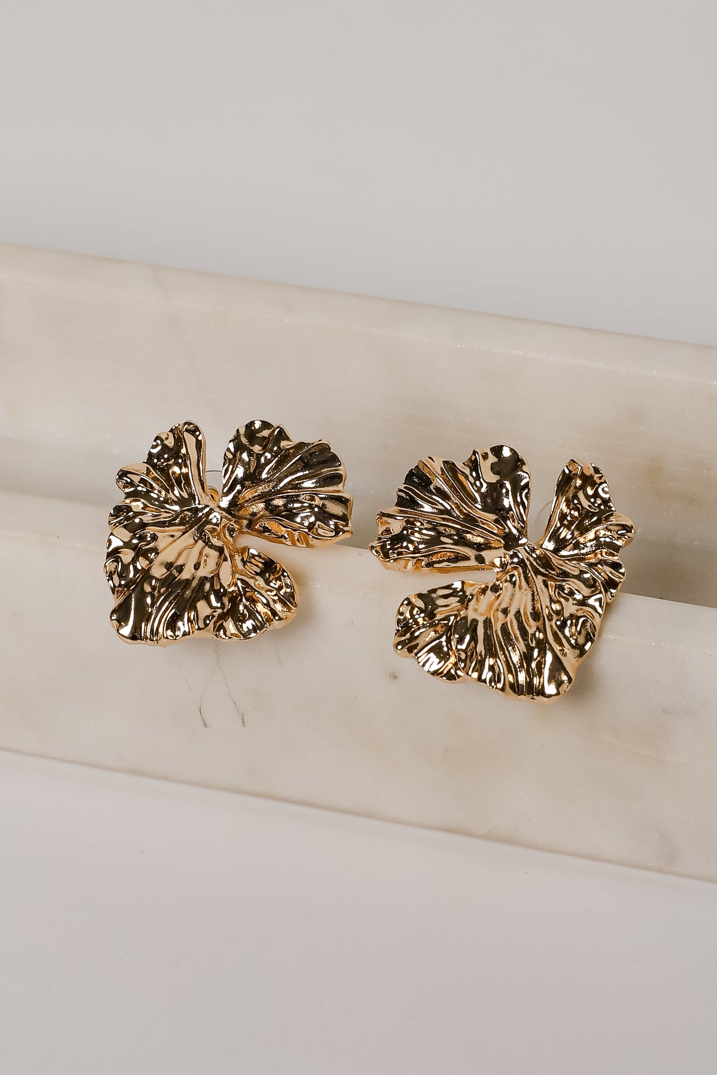 FINAL SALE - Quinn Textured Statement Earrings