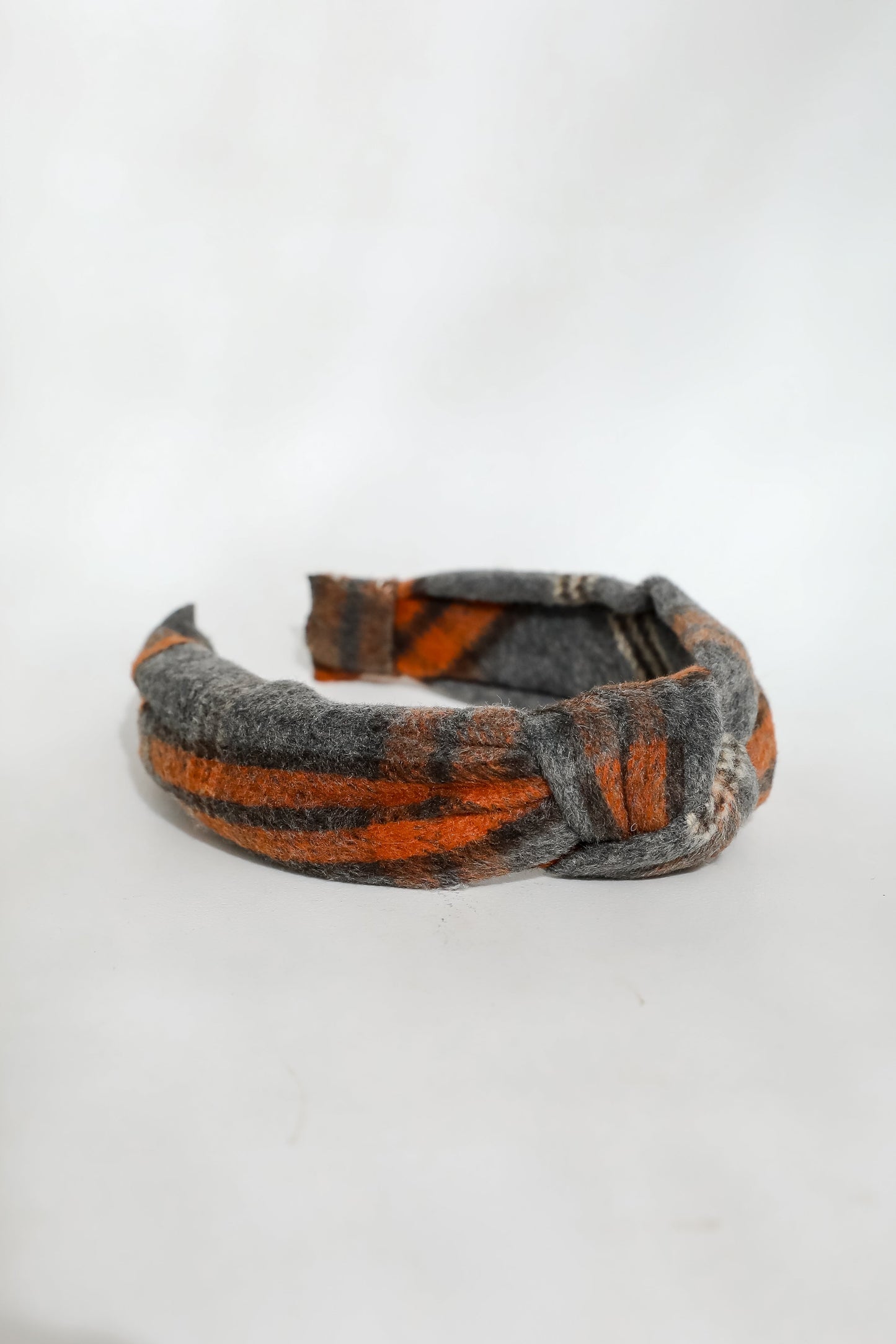 FINAL SALE - Precious Energy Plaid Knotted Headband