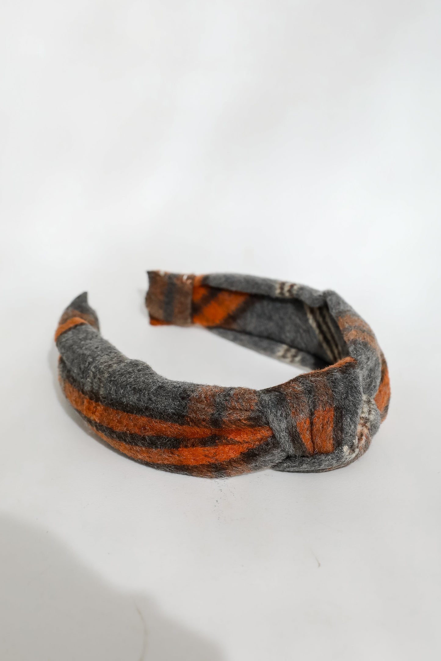 FINAL SALE - Precious Energy Plaid Knotted Headband