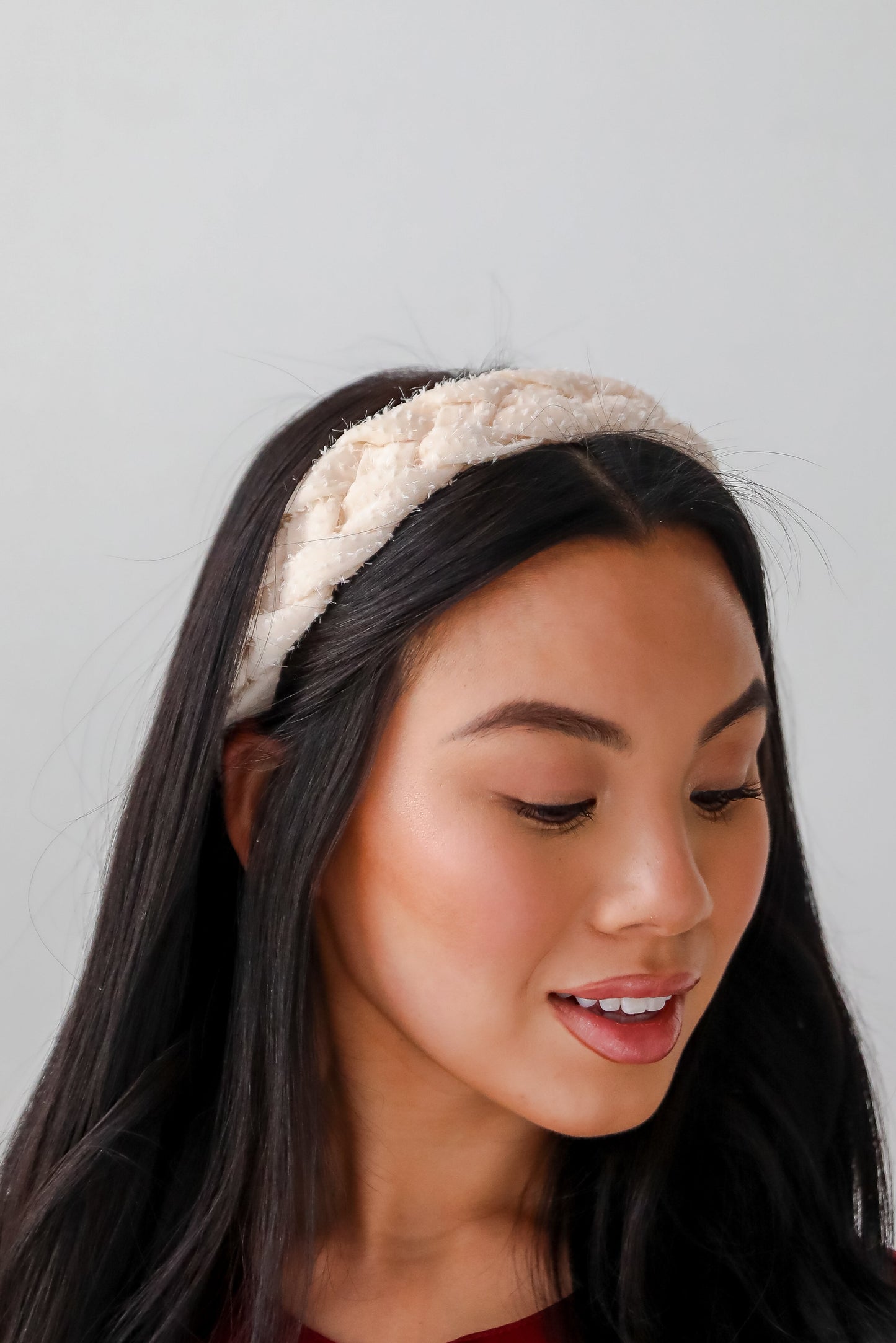 FINAL SALE - Ideally Dainty Ivory Braided Headband