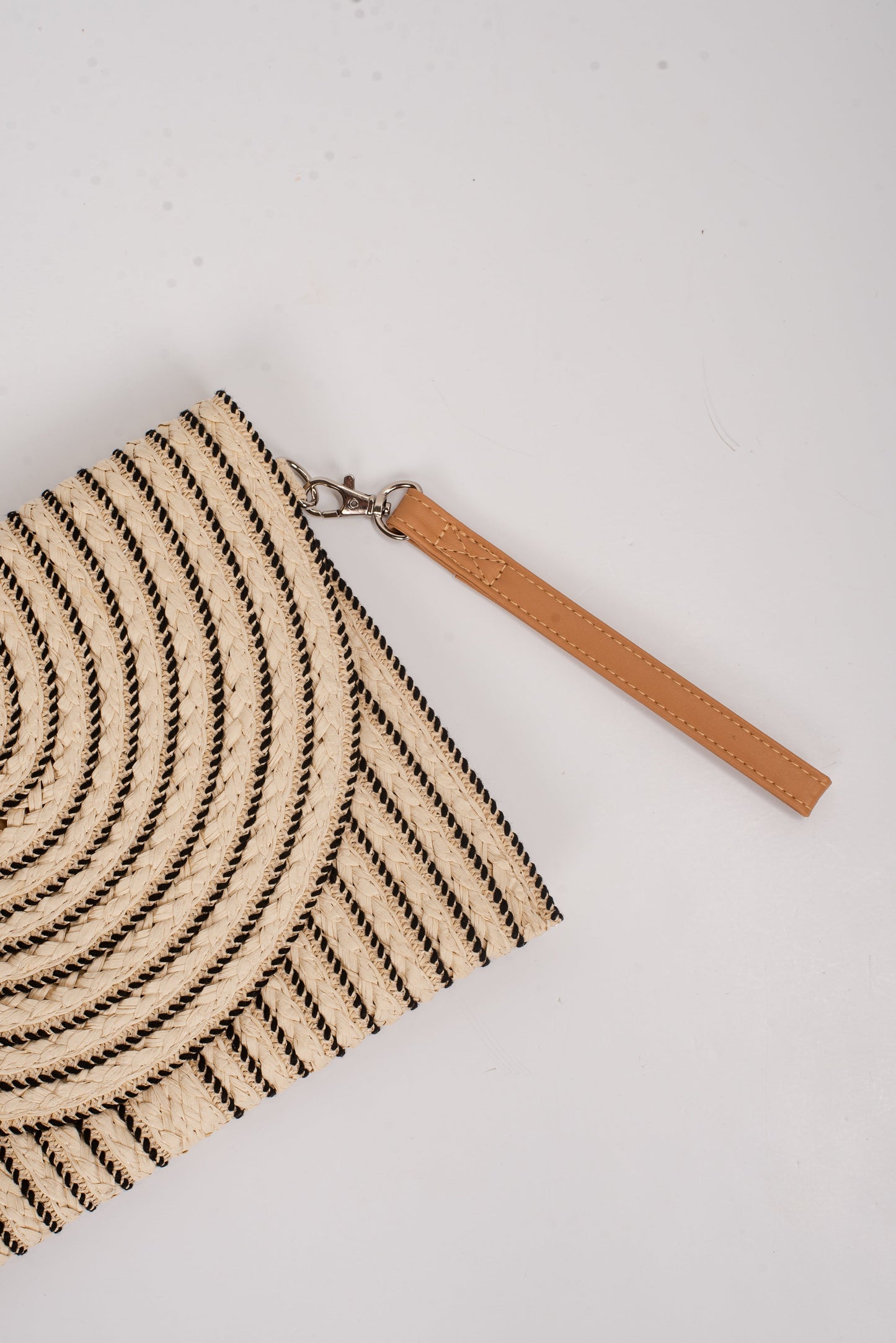 Tropical Travels Straw Clutch