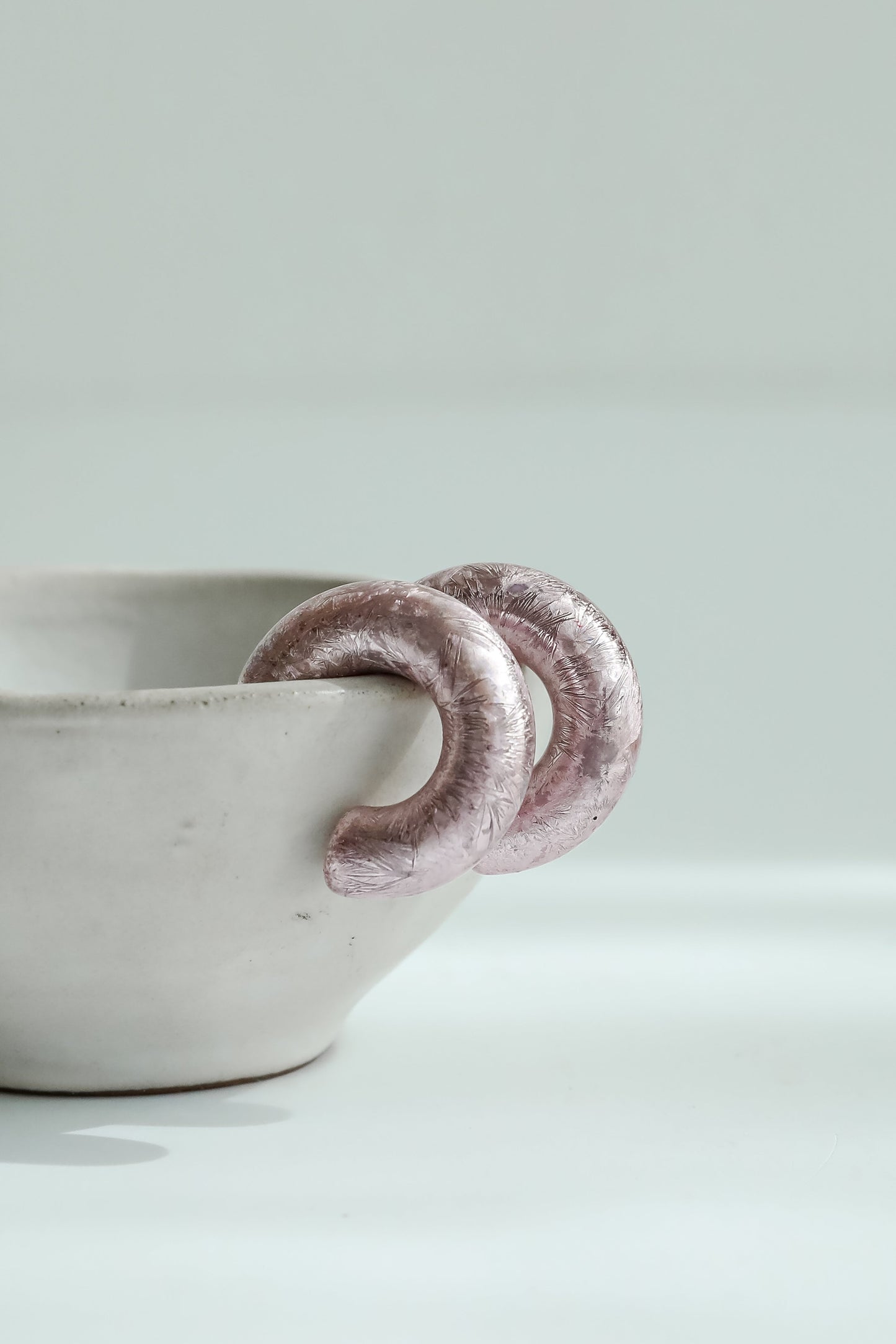 FINAL SALE - Alexa Metallic Hoop Earrings